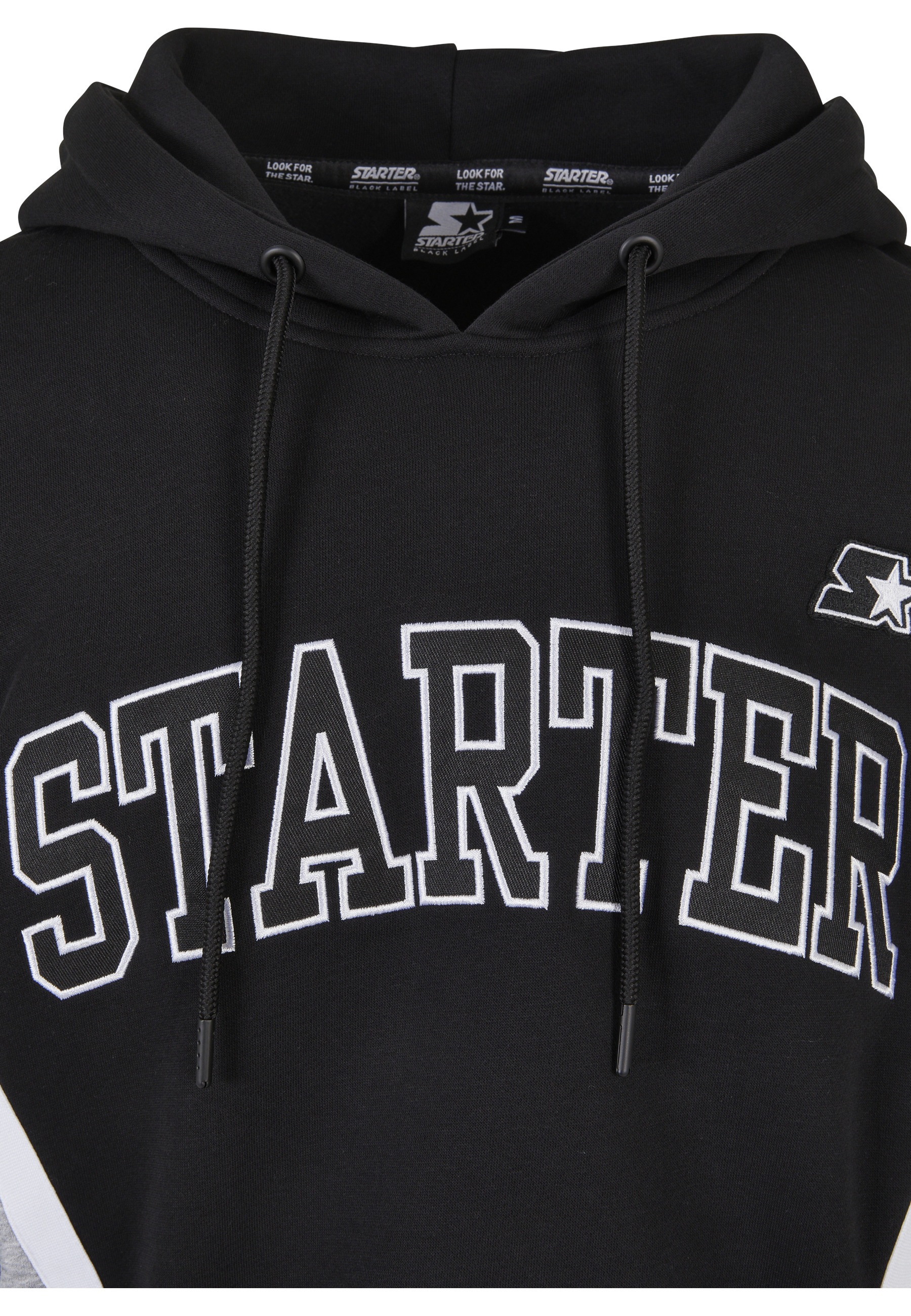Thumbnail - Starter Black Label Rundhalspullover "Starter Black Label Herren Starter Throwback Hoody" 1 Stk.