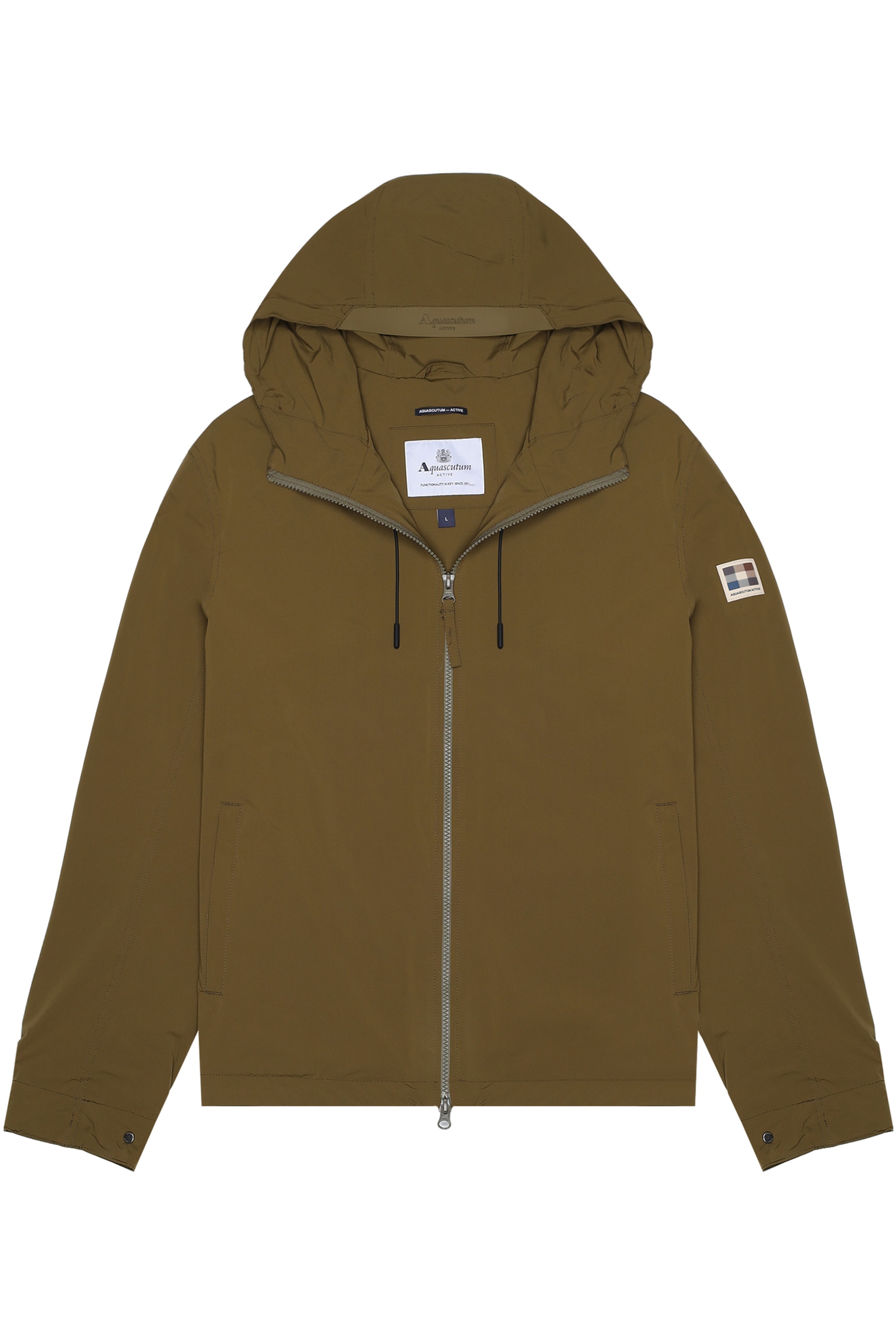 Aquascutum Active Wolljacke "HOODED STRETCH WINDBREAKER Herren" mit Kapuze Kapuzenjacke Herren, leichte Jacke, Sportjacke, Wetterjacke, Sale
