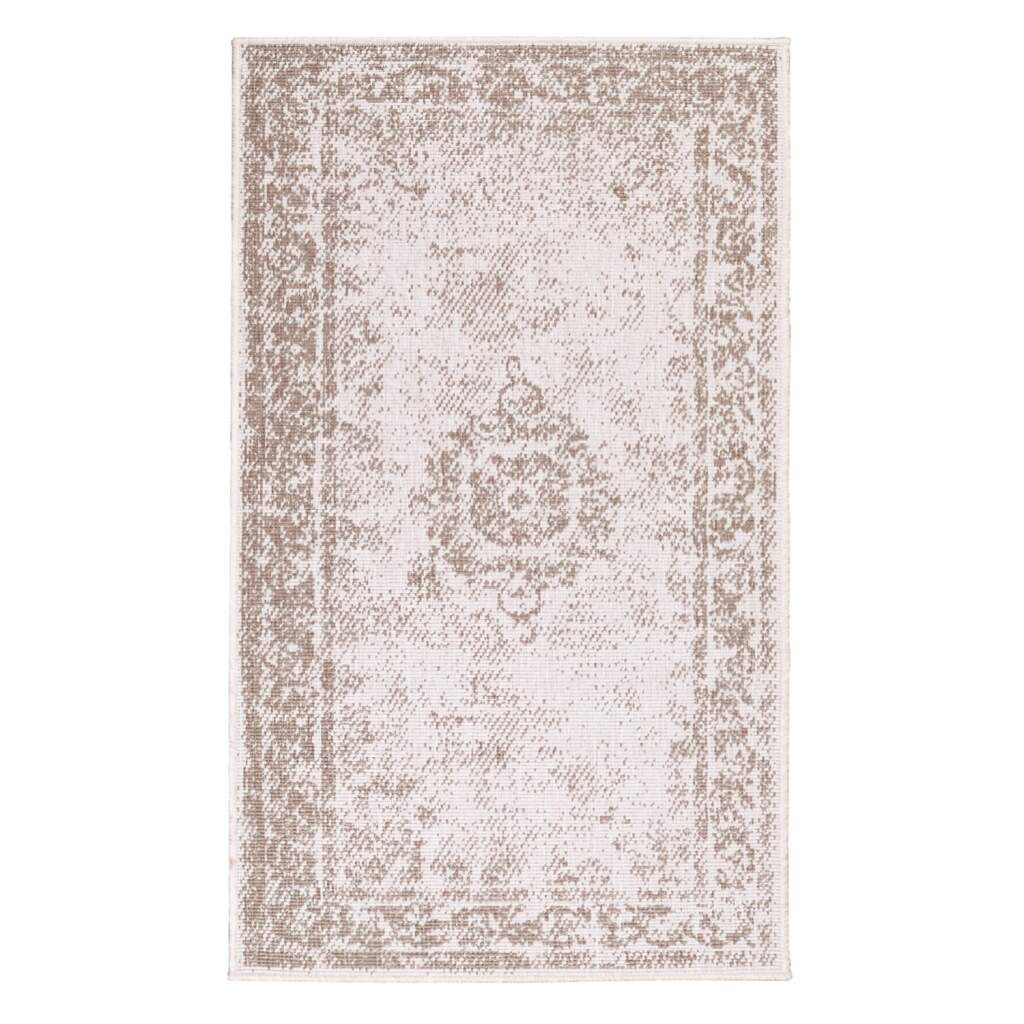 Carpet City Outdoorteppich "DUO RUG 5577" rechteckig 5 mm Höhe Wendeteppich günstig online kaufen