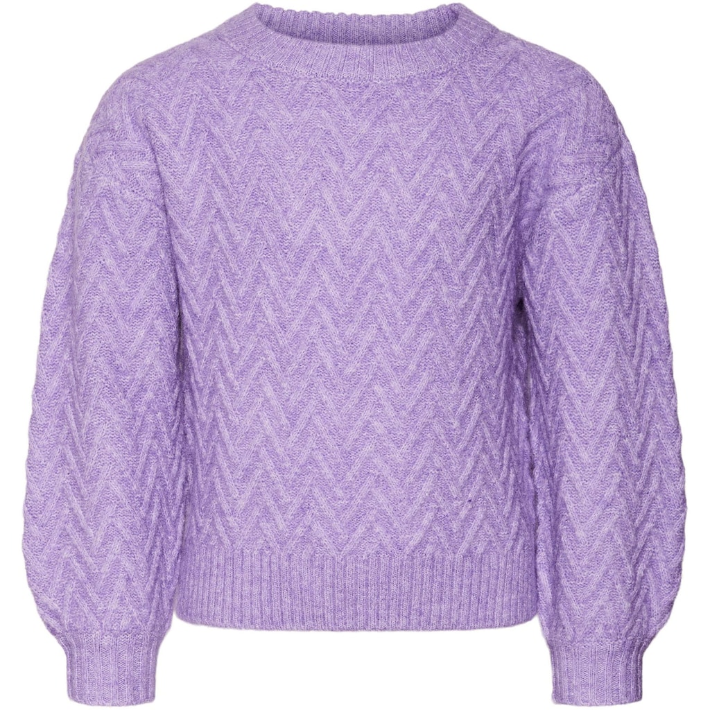 Vero Moda Girl Strickpullover »VMELLA LS O-NECK PULLOVER GA GIRL NOOS«