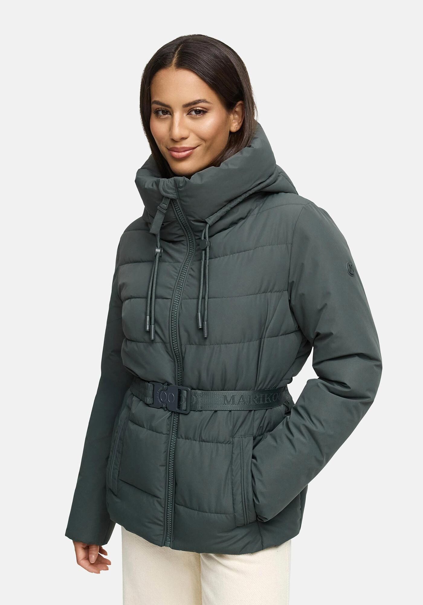 Marikoo Winterjacke "Himee", Taillengürtel mit robuster Klickschnalle günstig online kaufen