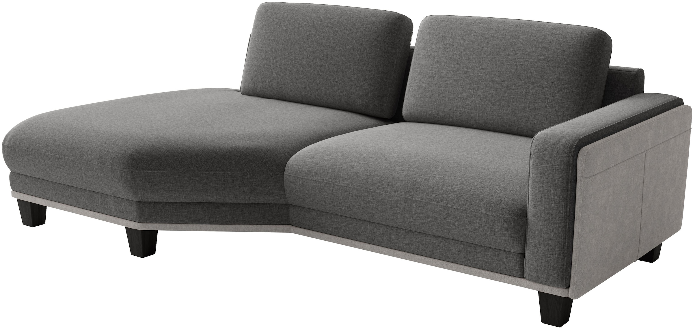 sit&more Ecksofa »Concept« Modernes Sofa in drei Fußfarben zur Auswahl