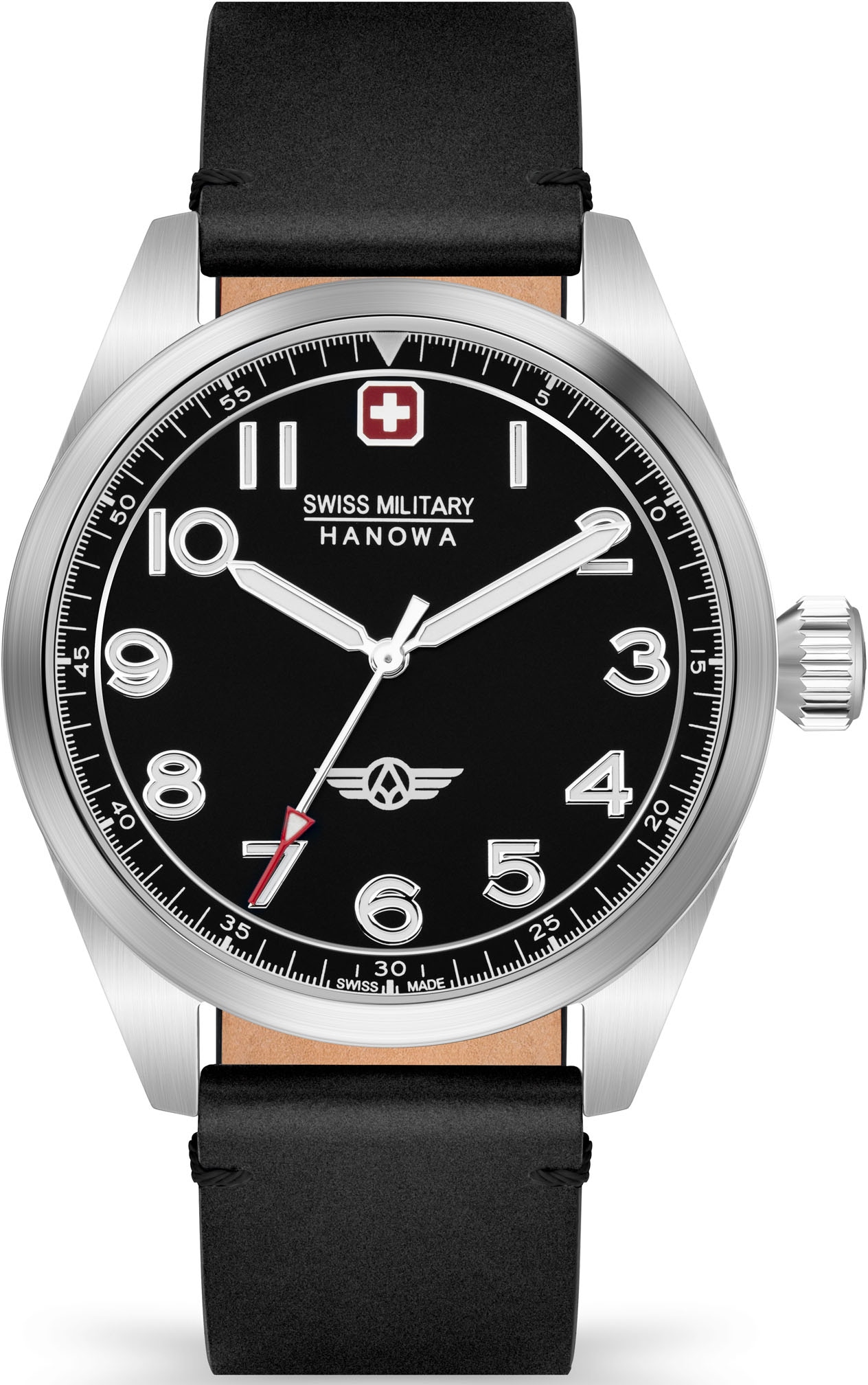 Swiss Military Hanowa Schweizer Uhr »FALCON, SMWGA2100401«, Quarzuhr, Armbanduhr, Herrenuhr, Swiss Made, Saphirglas