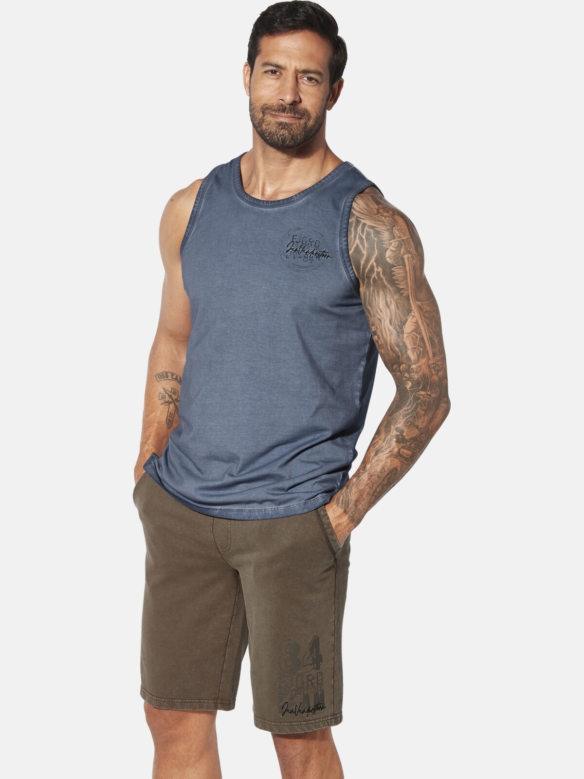 Jan Vanderstorm Muskelshirt »Doppelpack Tanktop MIKJAN«