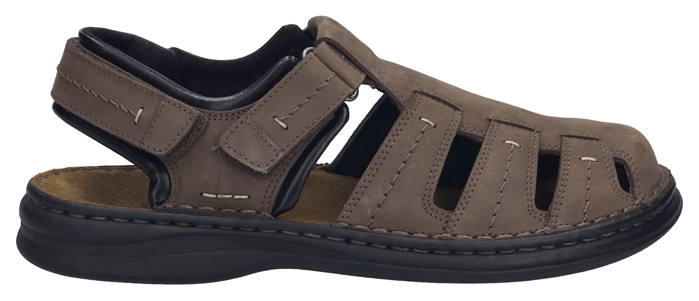 Josef Seibel Sandale »Max 92«, Bäckersandale, Komfortschuh, Klettschuh in weiter Form