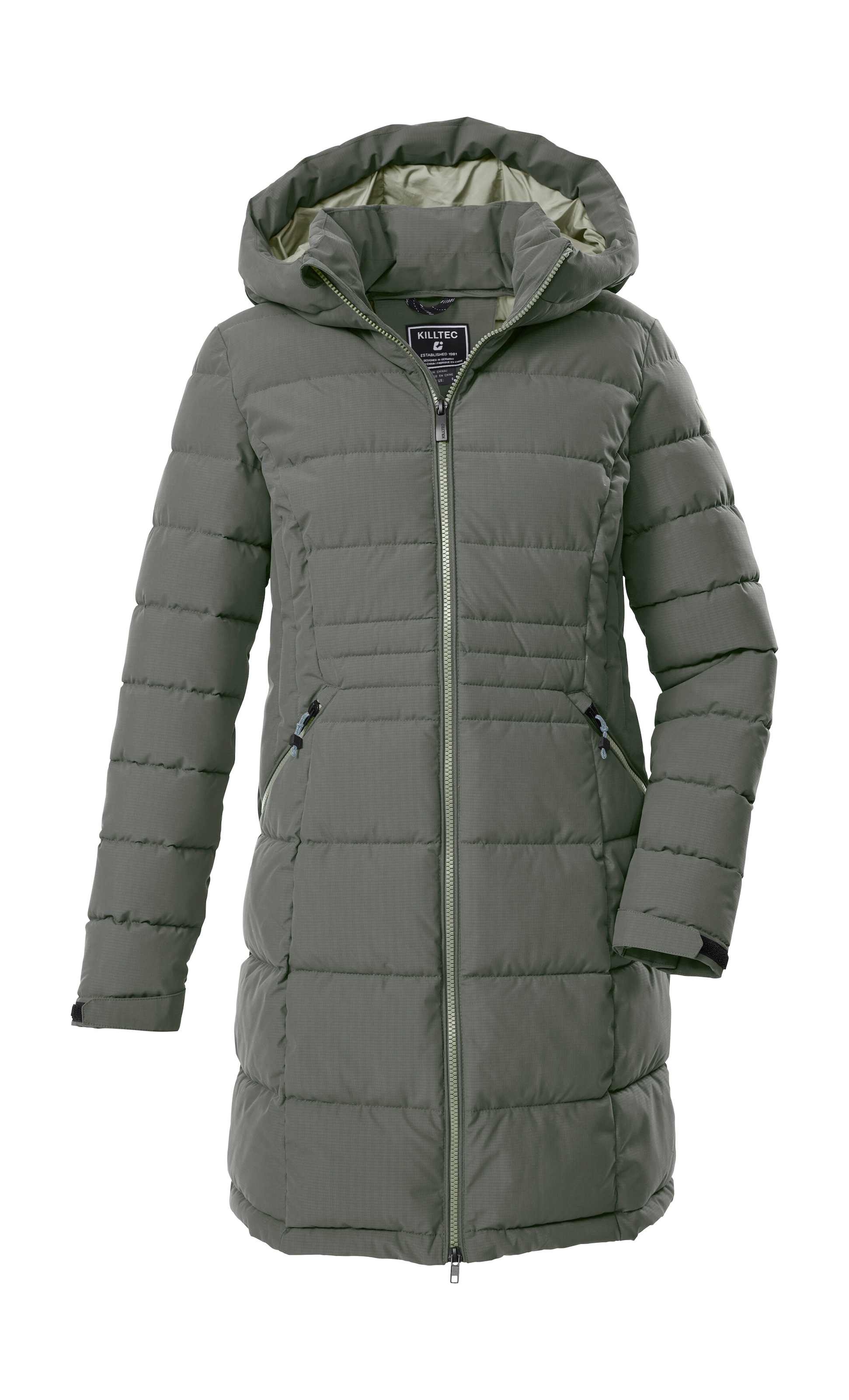Killtec Steppmantel "KOW 11 WMN QLTD PRK" Wasserabweisender Parka mit verstellbarer Kapuze und Kinnschutz