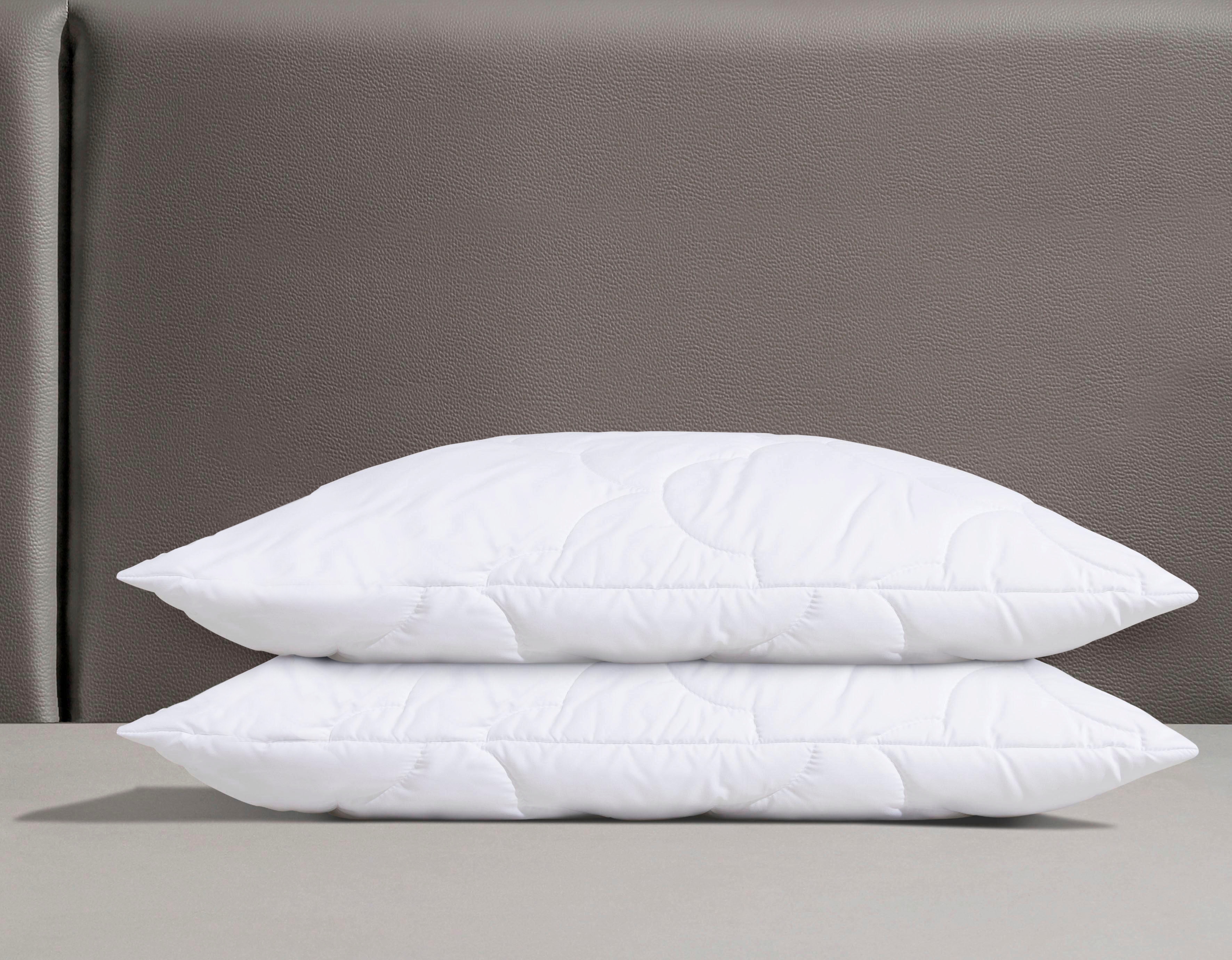 Thumbnail - OTTO home Microfaserkissen "Mondschein, Kopfkissen 1-tlg. oder 2-tlg. 40x80 oder 80x80 cm" Füllung: Faserbaellchen Spar-...