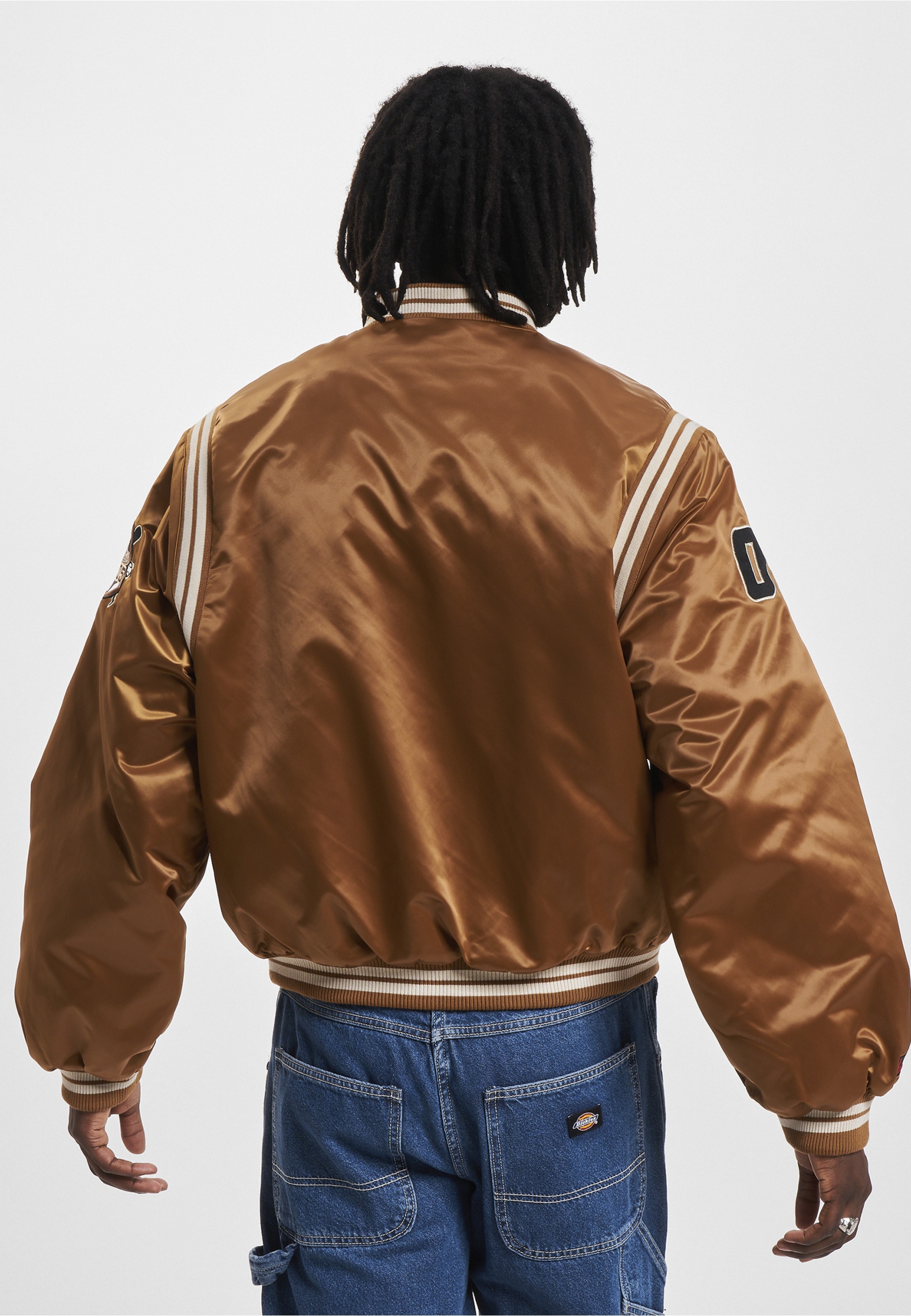 Fubu Bomberjacke »Fubu Herren FM233-001-1 FUBU College Satin Varsity Jacket« 1 Stk. tlg. ohne Kapuze