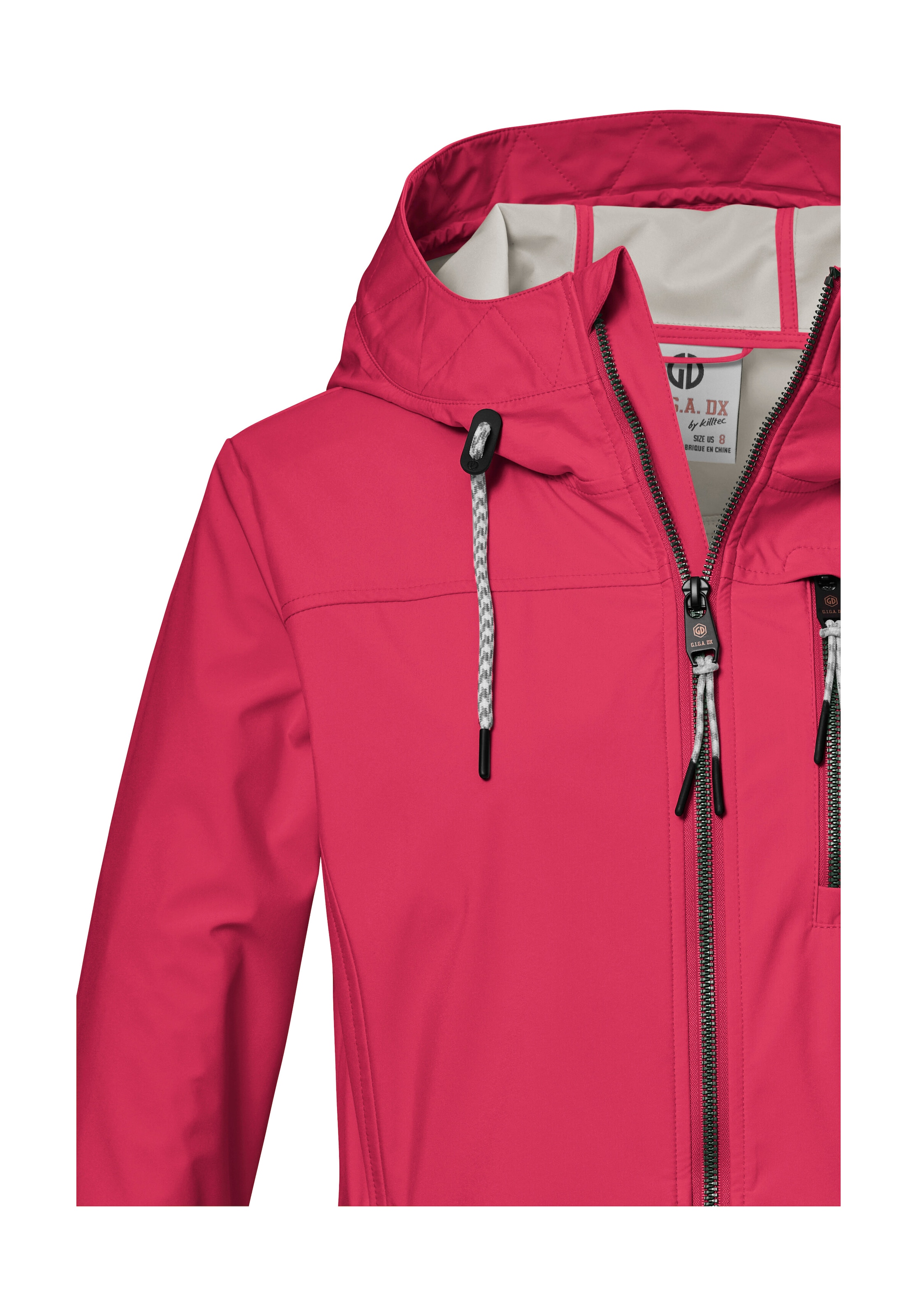 G.I.G.A. DX by killtec Softshelljacke »GS 74 WMN SFTSHLL JCKT« Damen Softshelljacke, wasserabweisend, winddicht, pflanzenbasiert