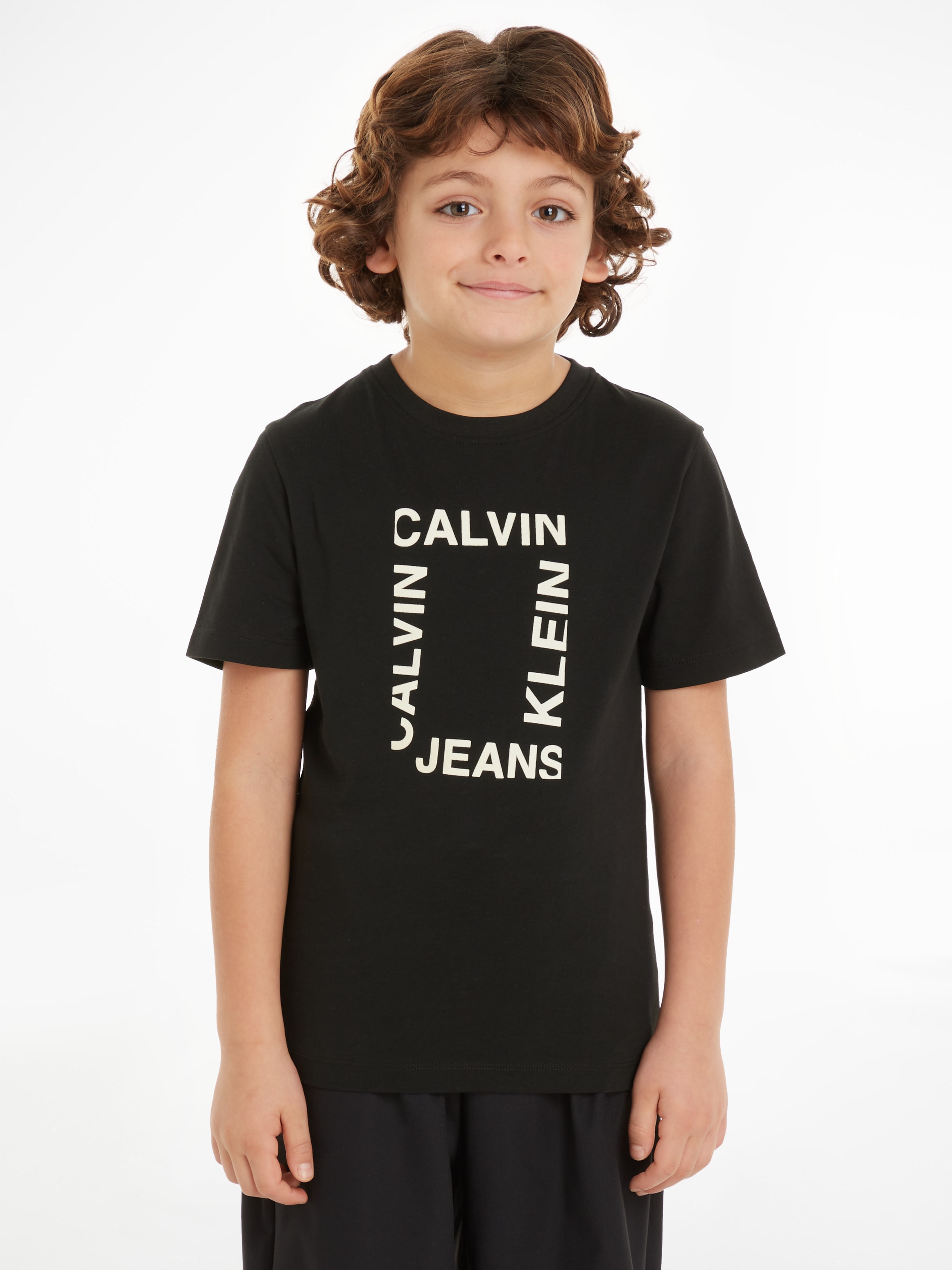 T-Shirt »MAXI HERO FLOCK LOGO T-SHIRT«, für Kinder bis 16 Jahre