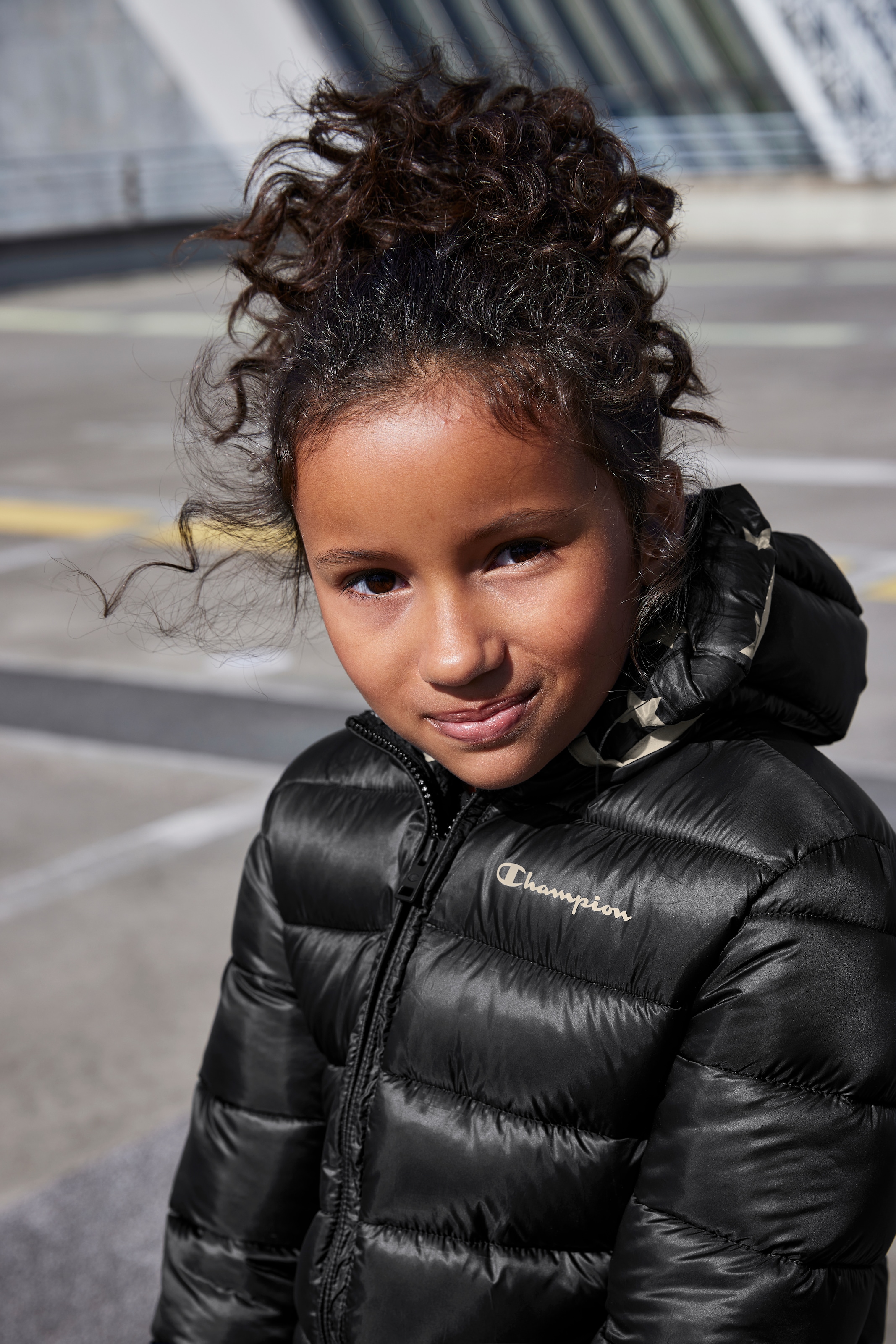 Champion Steppjacke »Hooded Jacket«, für mit Für ▷ Kinder | Kapuze, BAUR