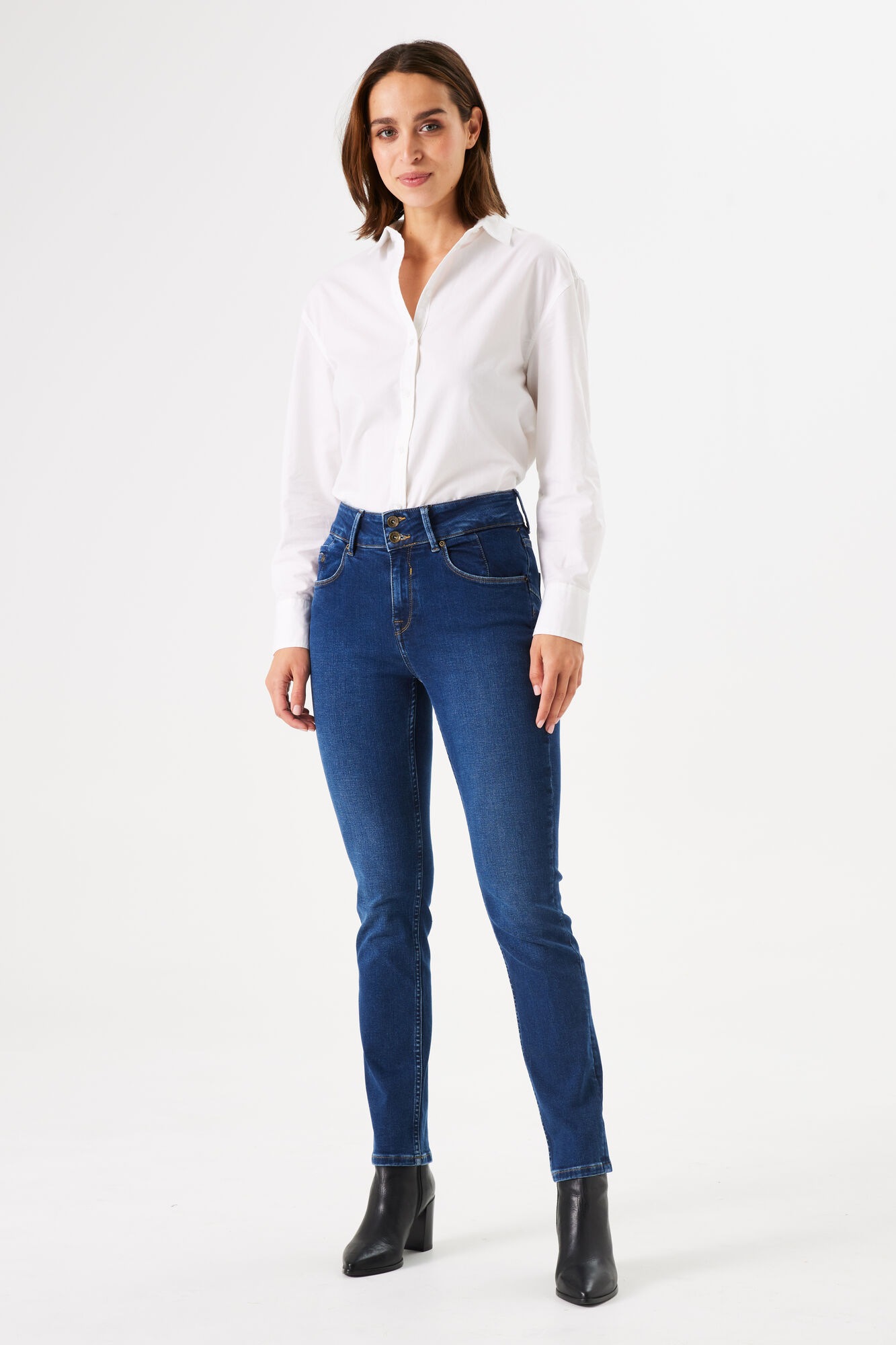 Garcia Slim-fit-Jeans »Caro slim curved«