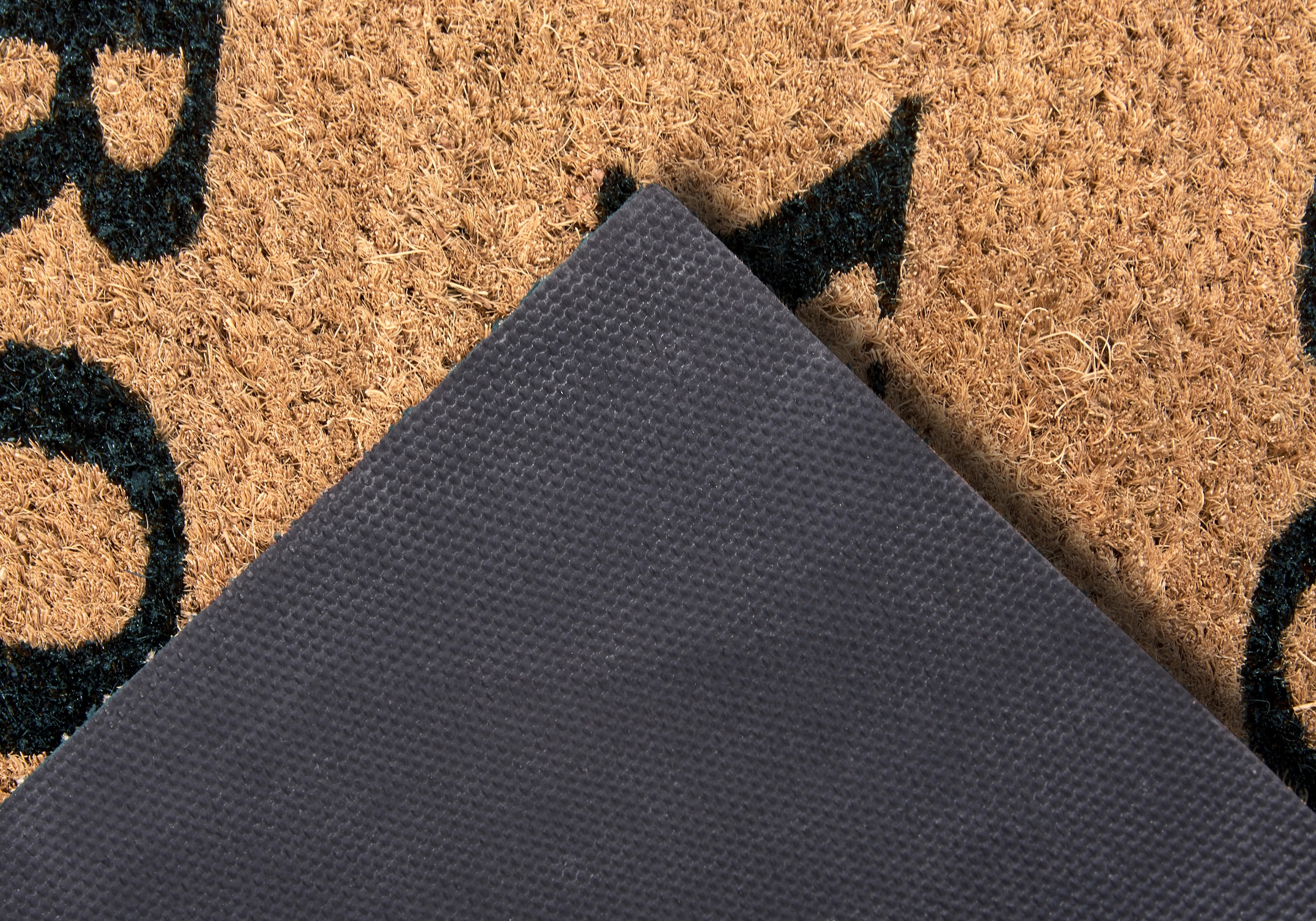 HANSE Home Fußmatte »Mix Mats Kokos Prosecco, Türmatte«, rechteckig, 15 mm Höhe, Kokos, Schmutzfangmatte, Outdoor, Rutschfest, Innen, Kokosmatte, Flur