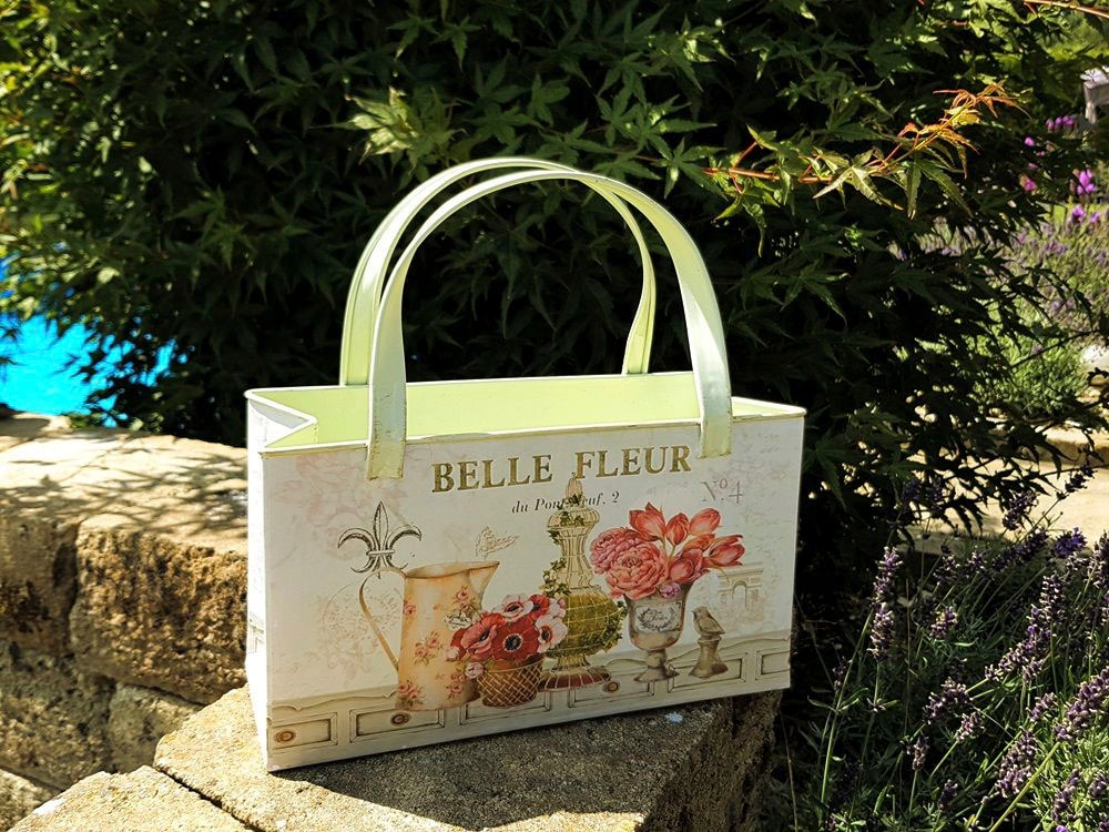 Ambiente Haus Übertopf »Fleur-Tasche aus Metall«, (1 St.) kaufen | BAUR