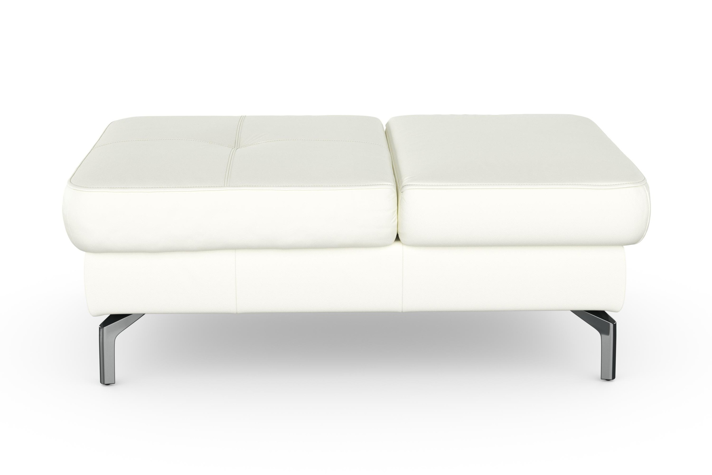 sit&more Hocker »Bendigo«, mit Klappfunktion, Bodenfreiheit 15 cm, wahlweise in 2 Fußfarben