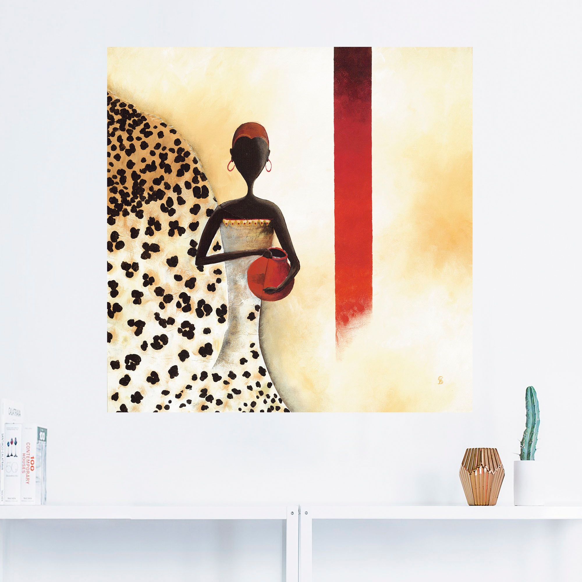 Artland Wandbild »Afrikanische Frau I«, Frau, (1 St.), als Alubild, Leinwandbild, Wandaufkleber oder Poster in versch. Größen