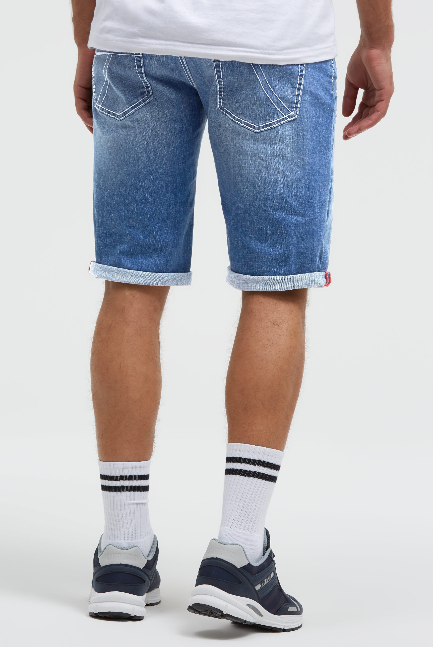 CAMP DAVID Jeansshorts mit zwei Leibhöhen