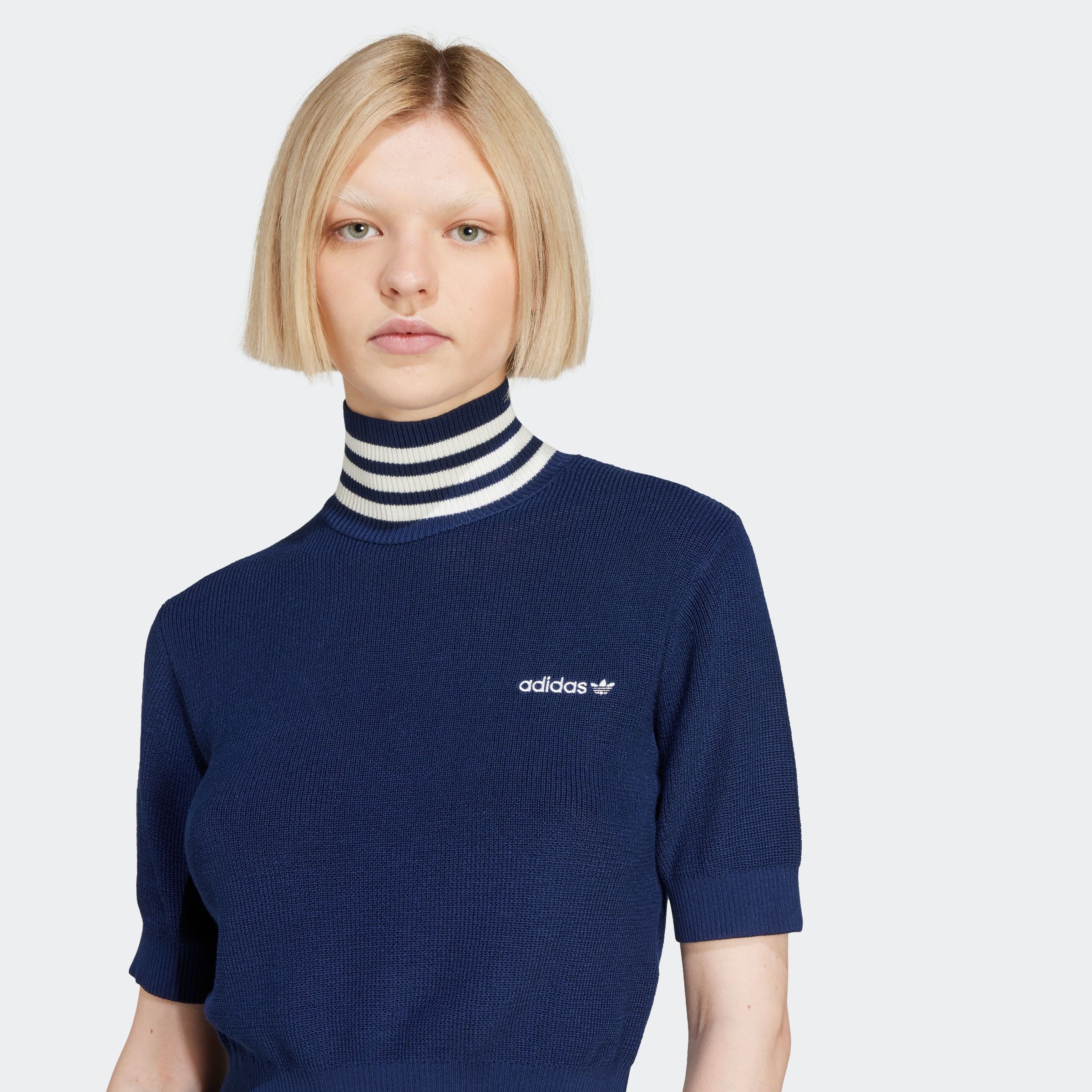 adidas Originals T-Shirt »CROP TURTLENECK«