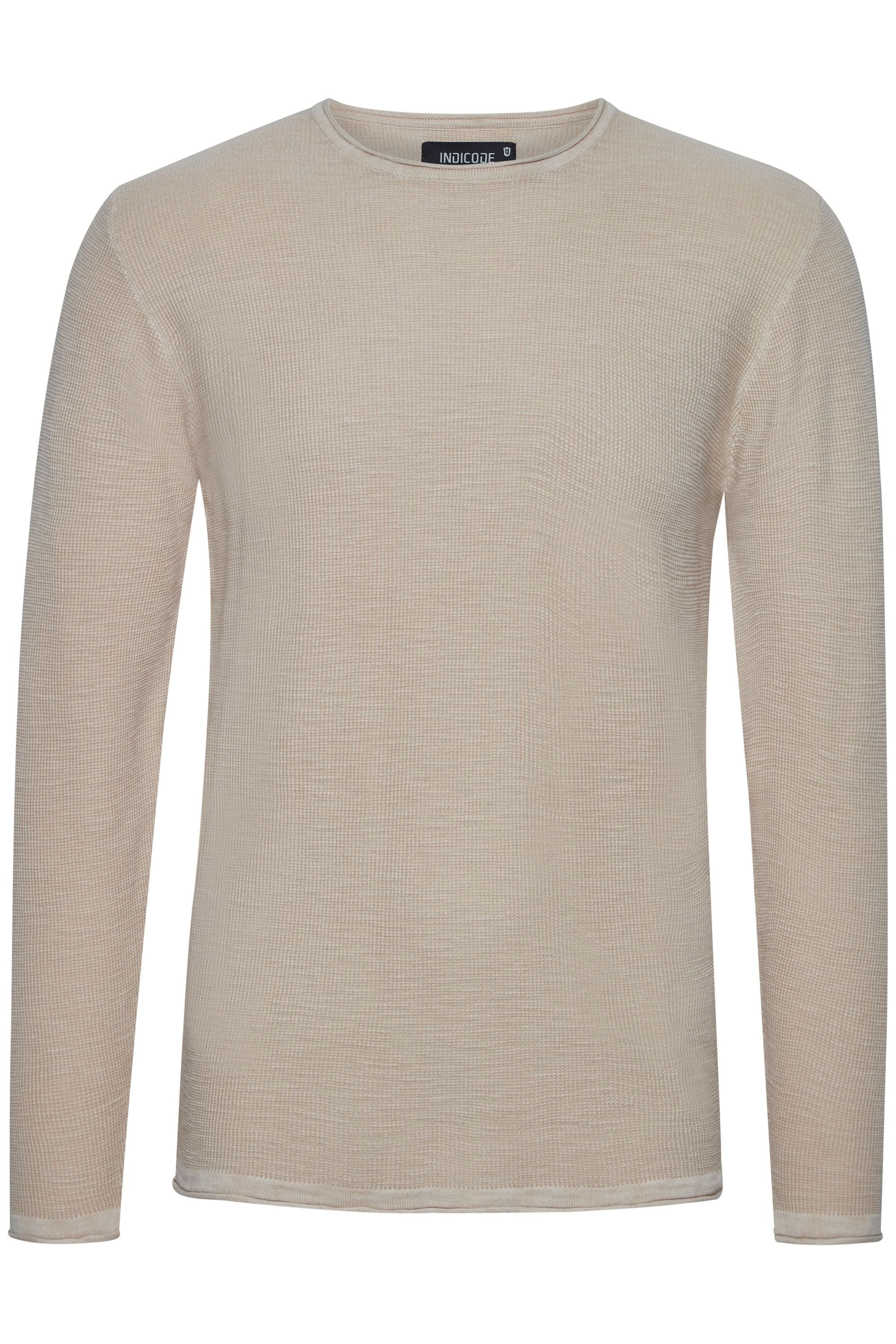 Indicode Strickfleece-Pullover "Strickpullover IDKarpo"