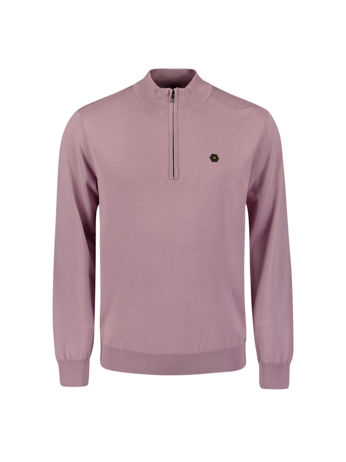 NO EXCESS Rundhalspullover »No Excess Sweatshirt mit halbem Reißverschluss«