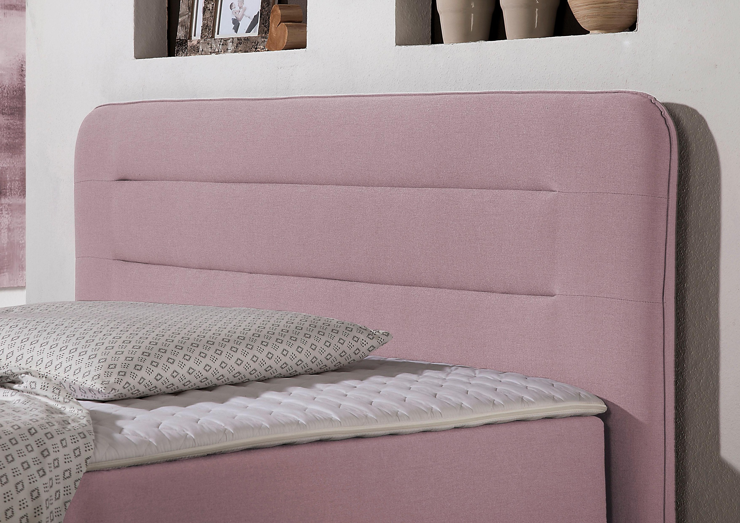 Lit Boxspring Home Affaire Manchester Rose 120x208cm 6