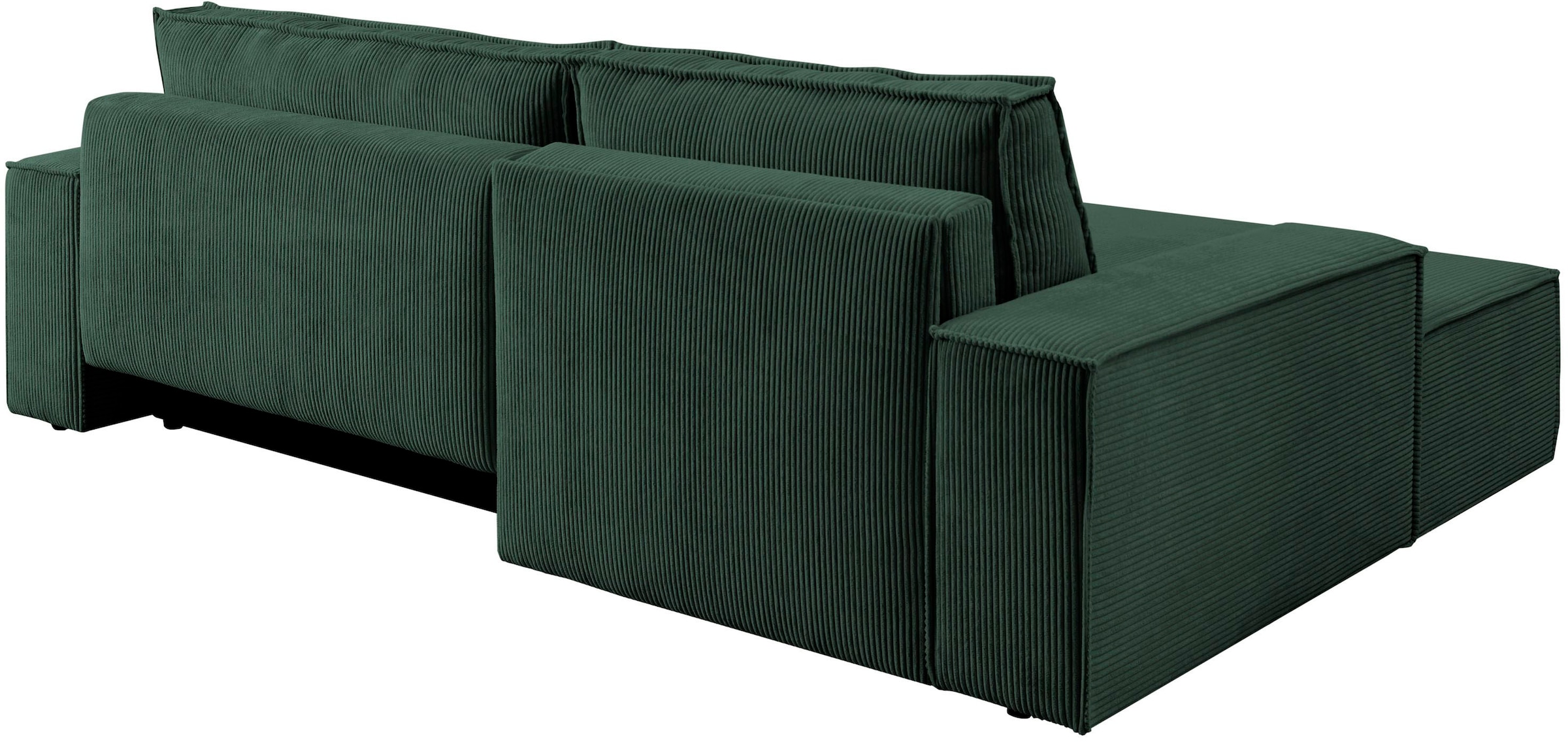 Ecksofa SHERWOOD Schlafsofa, mit Bettkasten, Cord-Bezug