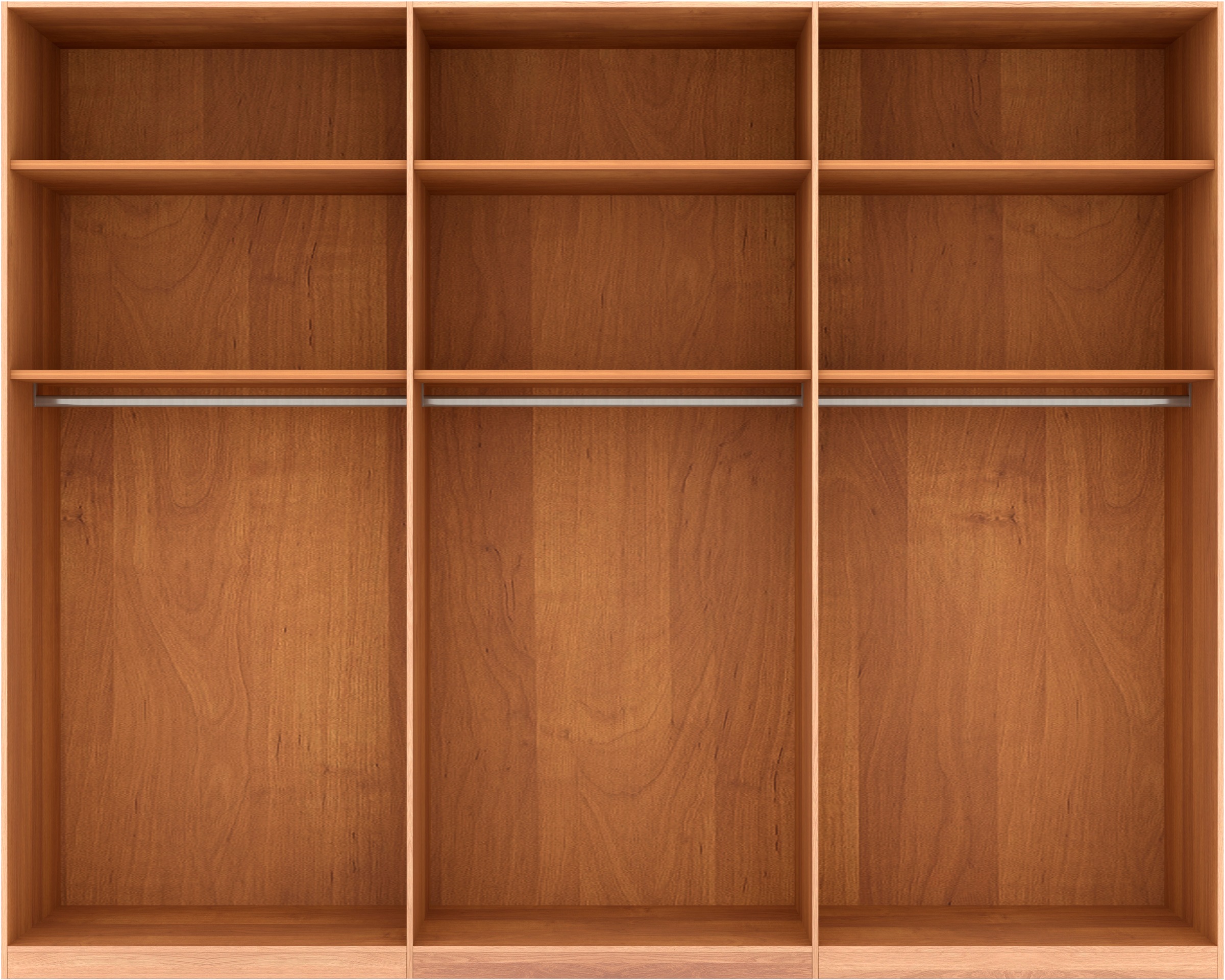 Musterring Drehtürenschrank »Sorrent, Kleiderschrank, Schrank, teilmassiv Eiche«, (mit Türdämpfern, in 5 Breiten & 2 Höhen, extra Böden, MADE IN GERMANY), Türen Eiche massiv oder als Parsol-Bronze-Spiegel, verschiedene Maße