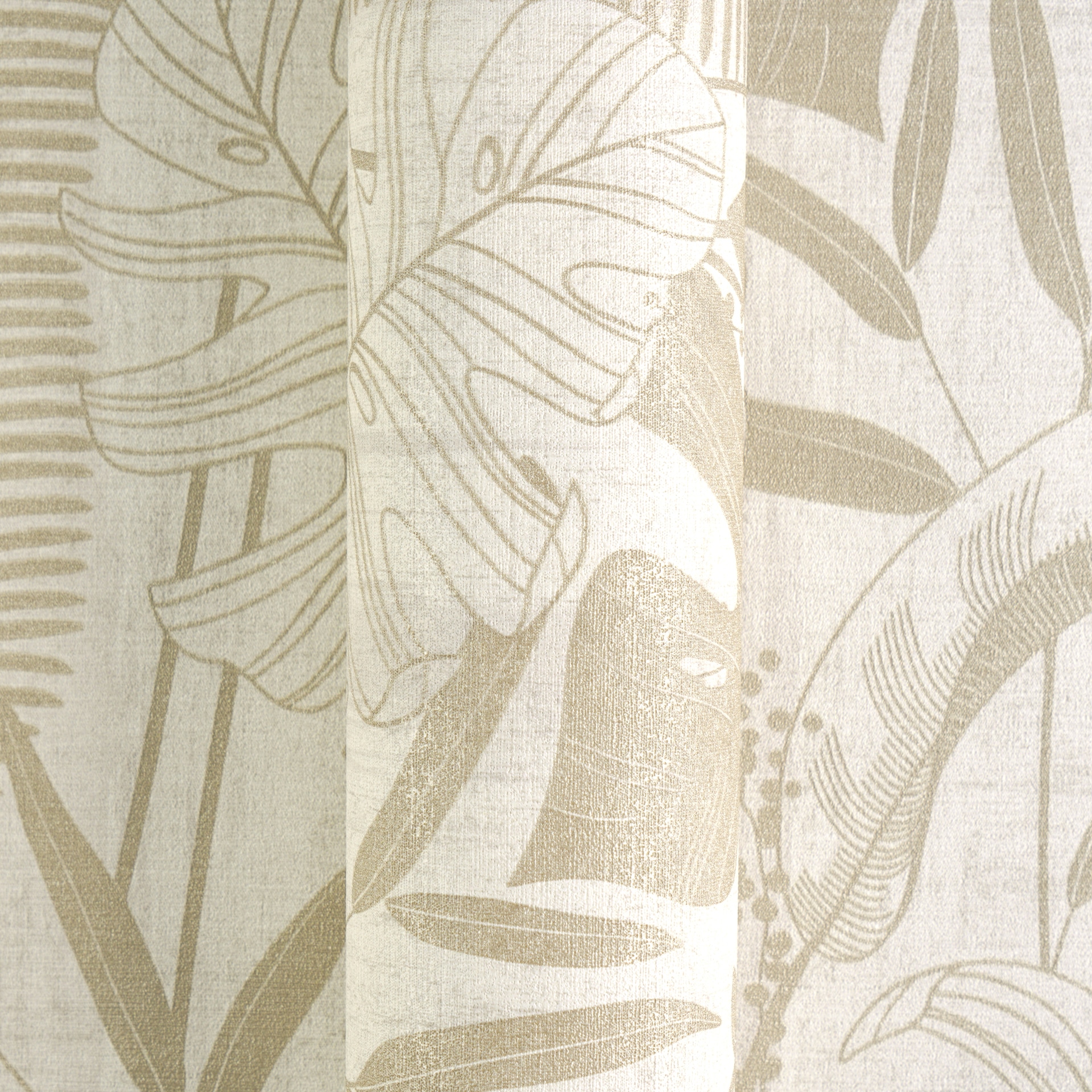 A.S. Création Vliestapete »Cuba II Tropische Blätter« Retro | floral | tropisch leicht strukturiert Feines Blattdesign mit filigranen Linien und natürlicher Optik