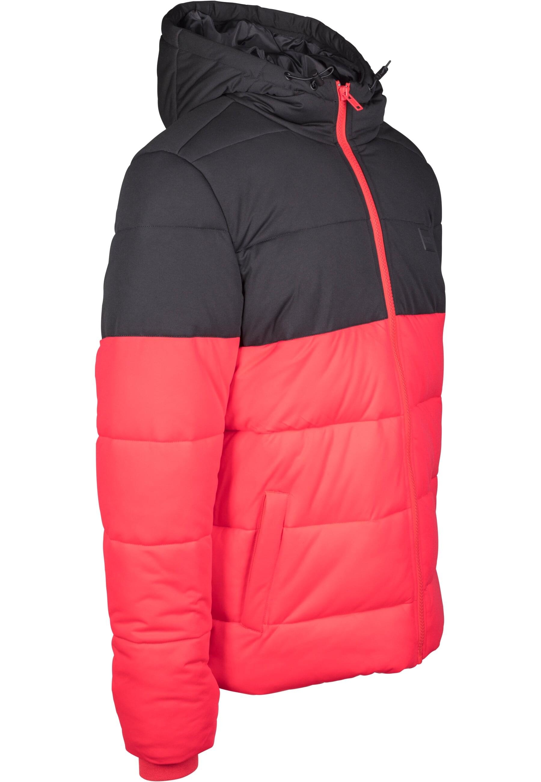 URBAN CLASSICS Winterjacke »Urban Classics Herren Hooded 2-Tone Puffer Jacket«, (1 St.), mit Kapuze