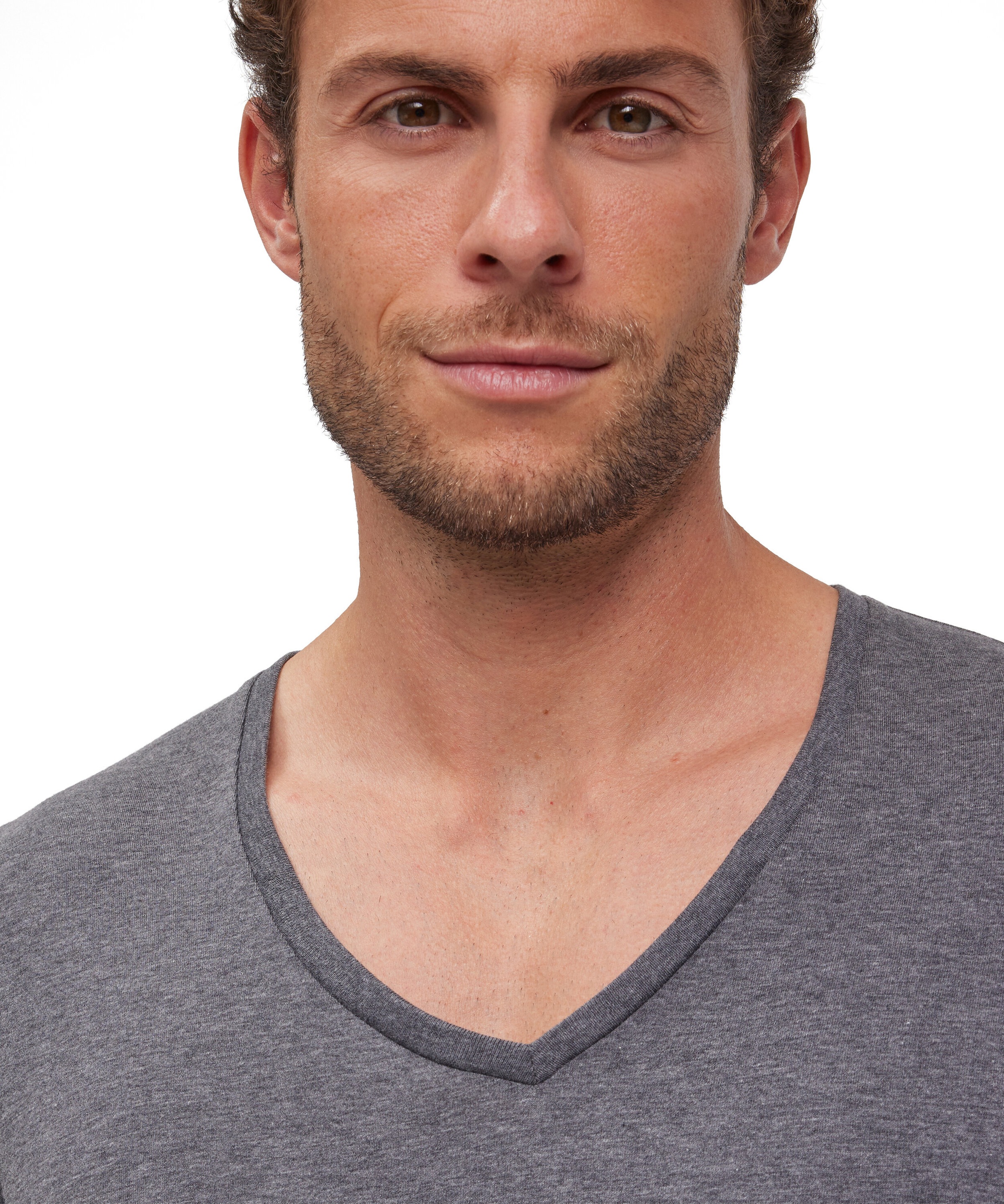 FALKE T-Shirt »Daily Comfort« 2erPack,  tiefer V-Ausschnitt, kurzarm, Cotton-Mix, slim fit
