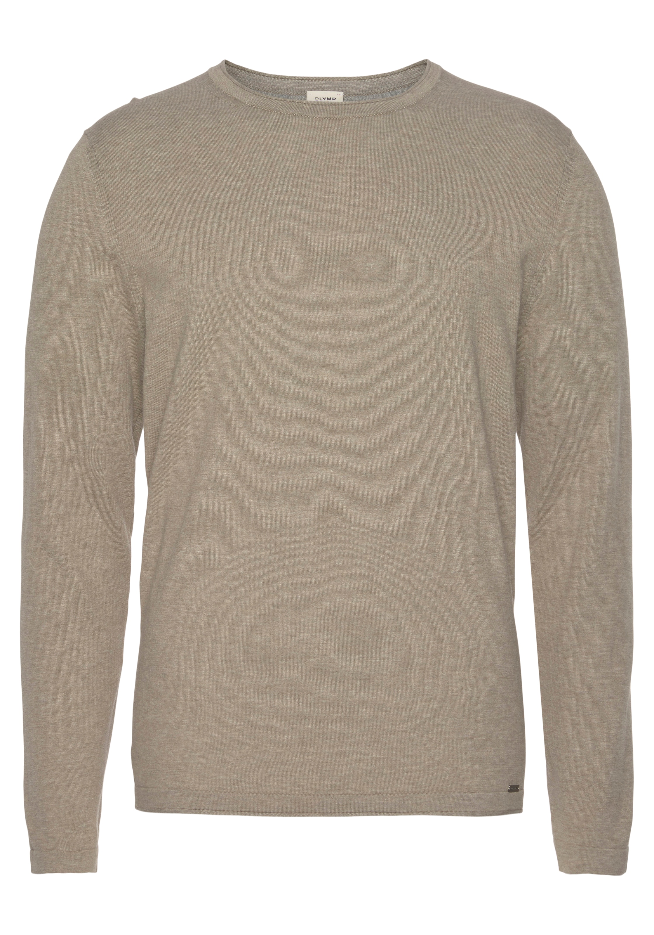 OLYMP Rundhalspullover "OLYMP Strick Casual", Crew Neck