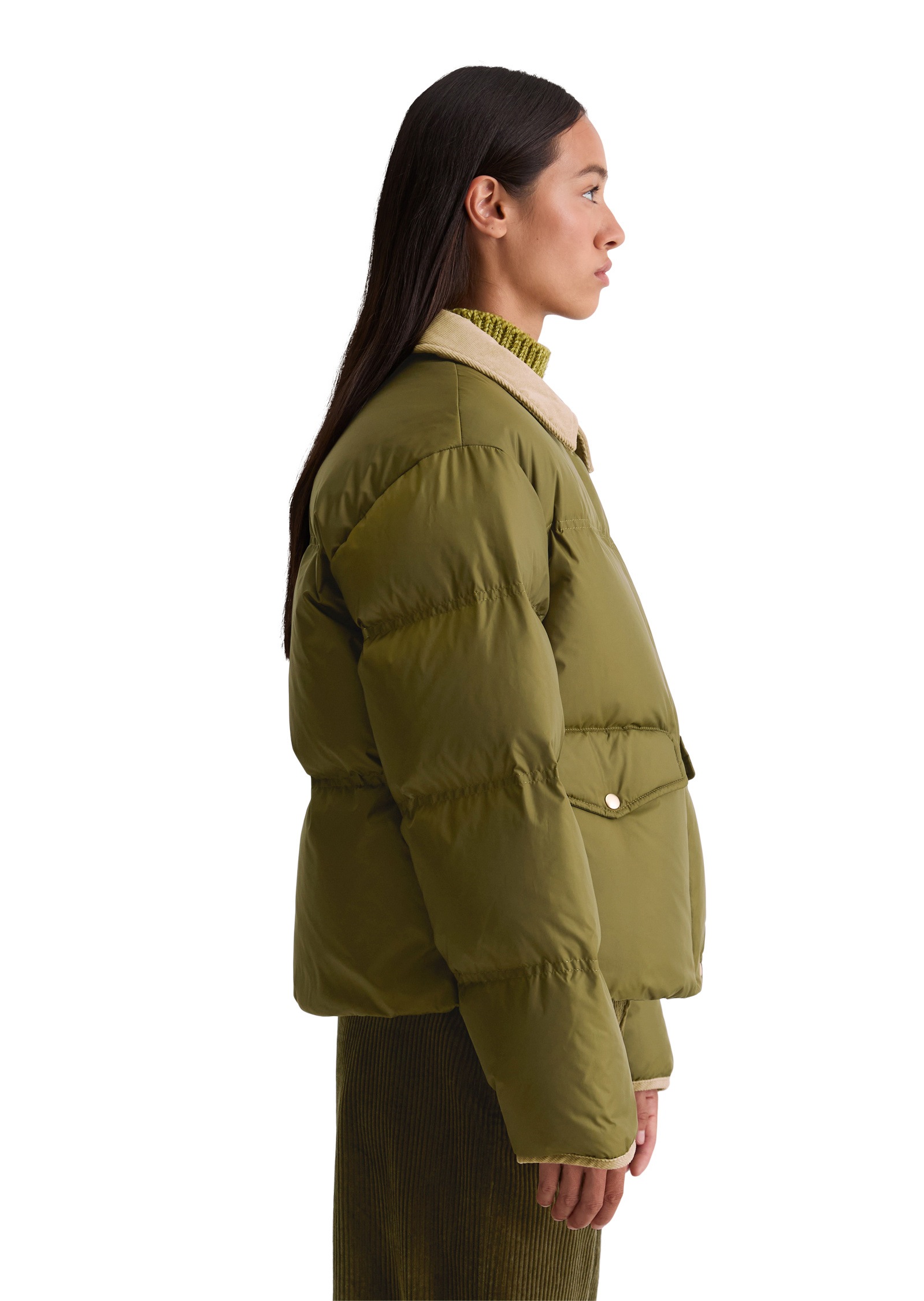 Marc O'Polo Outdoorjacke »im Barnjacket-Stil aus recyceltem Polyester«