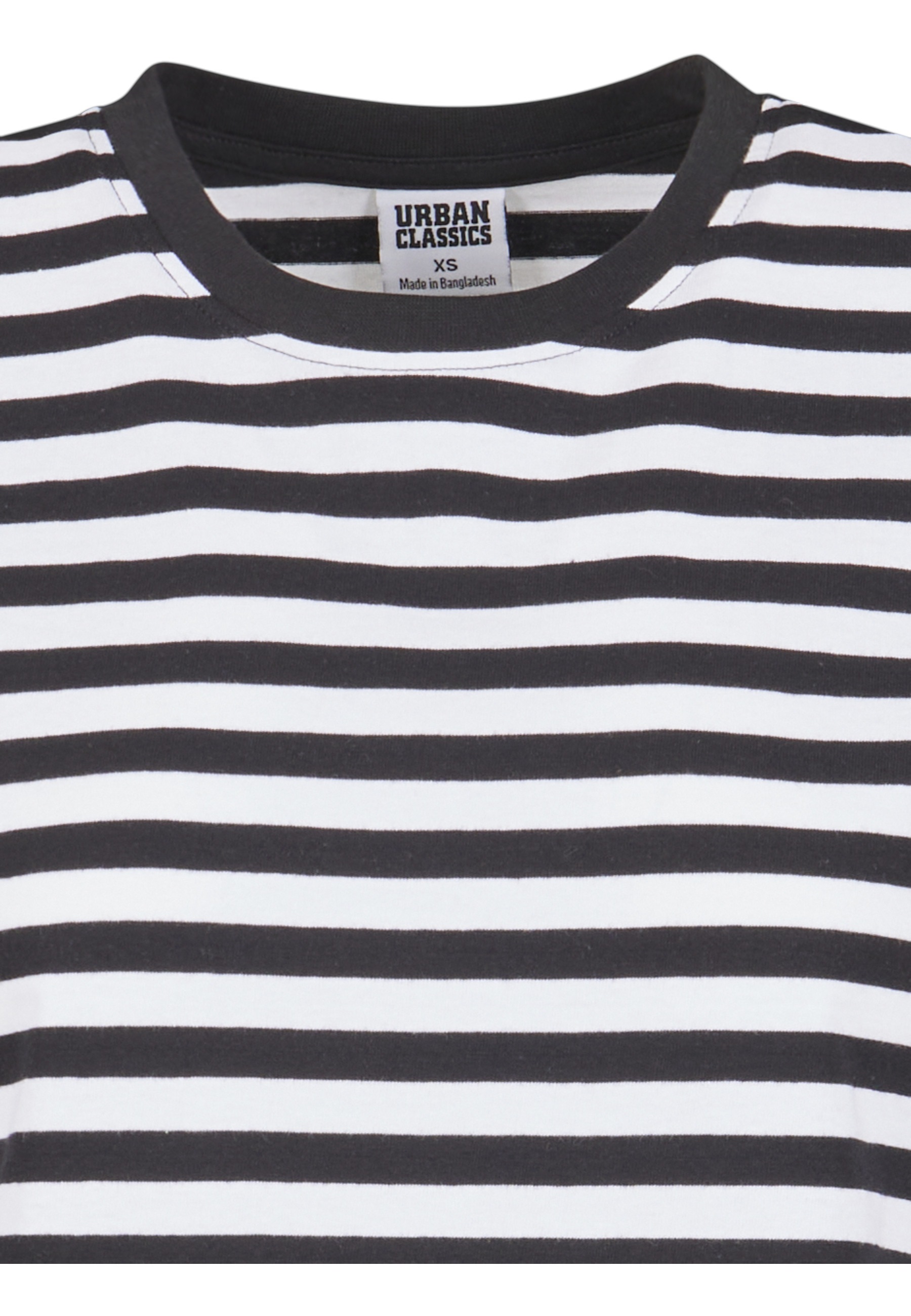 URBAN CLASSICS T-Shirt "Urban Classics Damen Ladies Regular Striped Tee" 1 günstig online kaufen