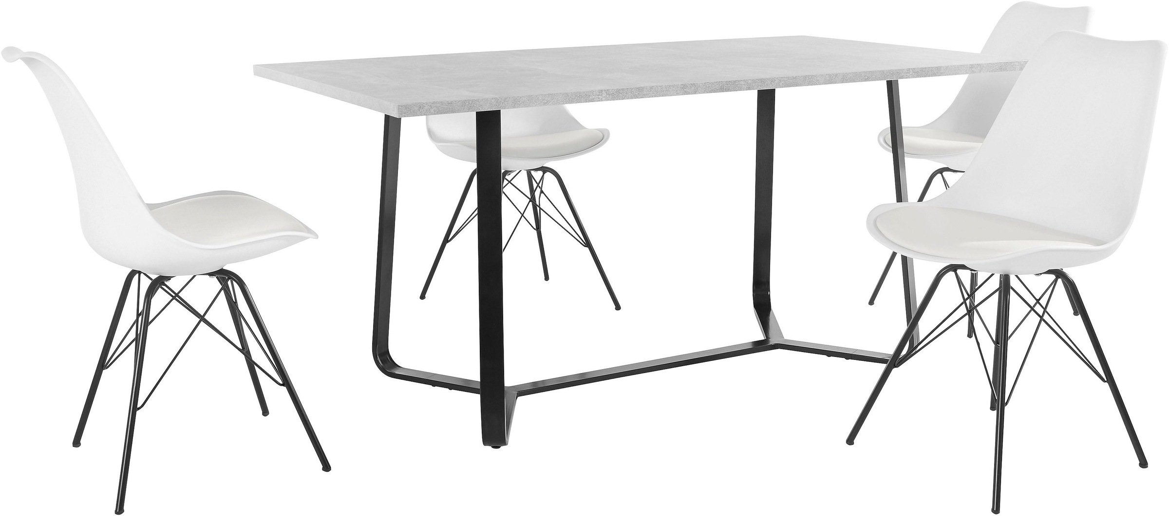 Homexperts Essgruppe »Essgruppe Tilda + Ursel«, (Set, 5 tlg.)