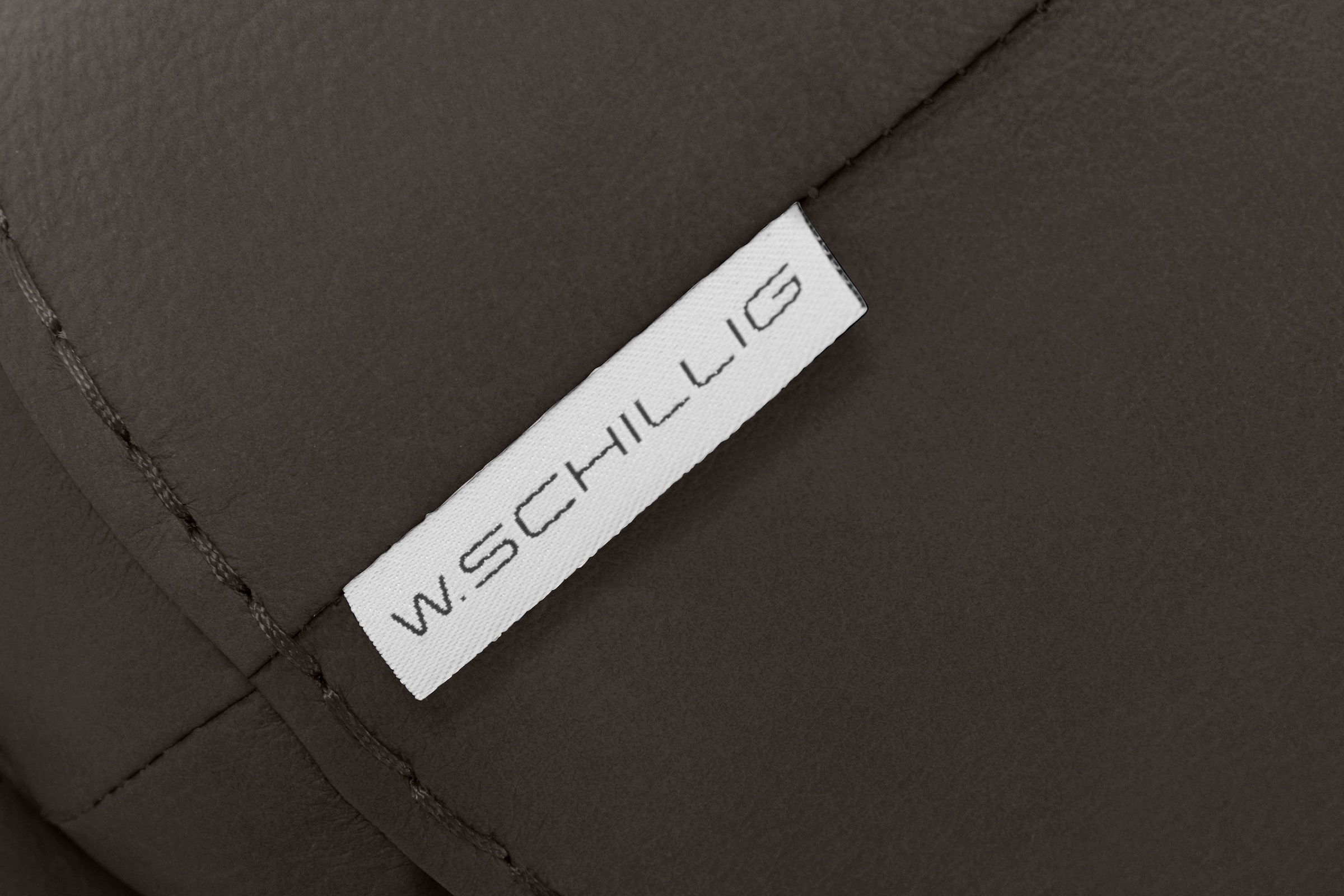 W.SCHILLIG Hocker »montanaa«, mit Metallkufen in Silber matt, Breite 141 cm