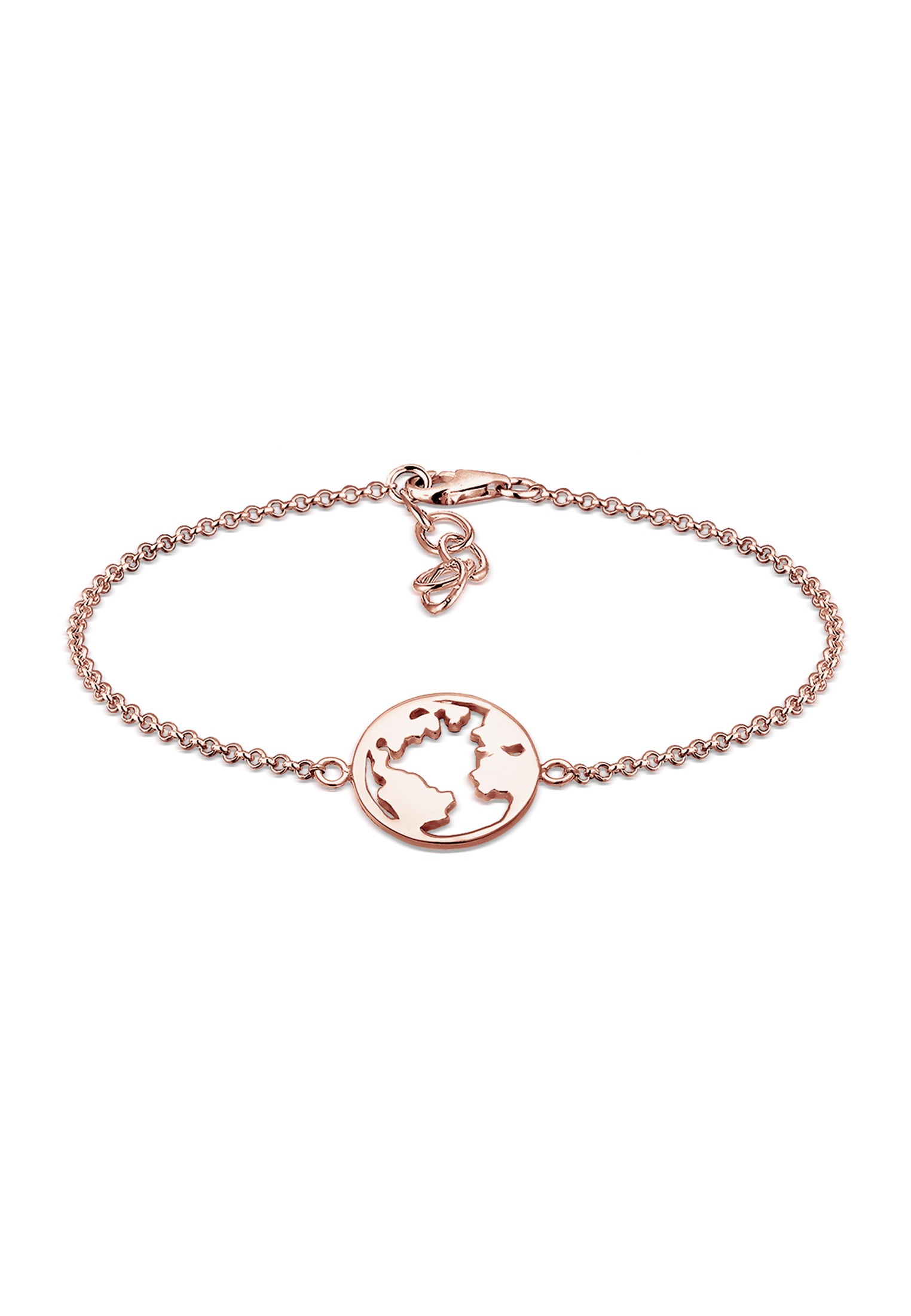 Elli Armband »Weltkugel Globus Reise Travel Cut Out 925er Silber«