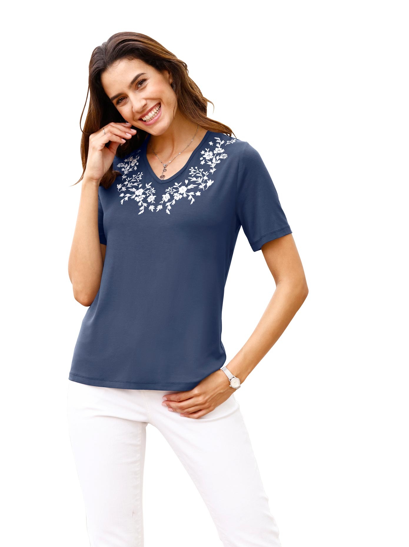 Inspirationen V-Shirt »Shirt« (1 tlg.)