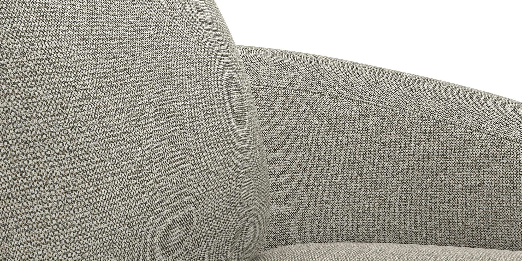 FLEXLUX Wohnlandschaft »Torino, rund, L-Form, Sofa-Ecke mit Recamiere, Longchair-Sofa«, Modernes, organisches Sofa-Design, Kaltschaum, Wellenunterfederung