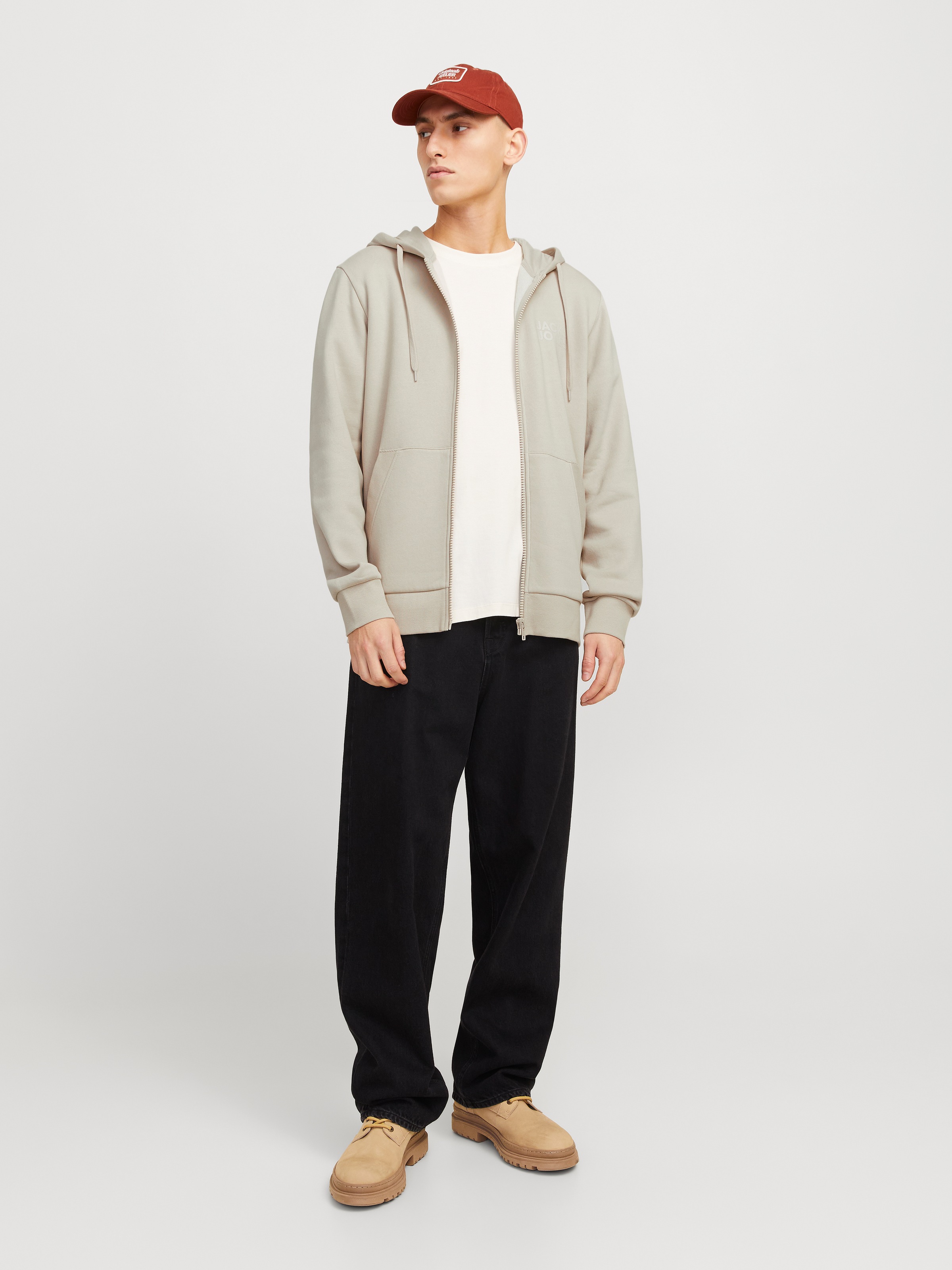 Jack & Jones Kapuzensweatjacke »JJECORP LOGO SWEAT ZIP HOOD«