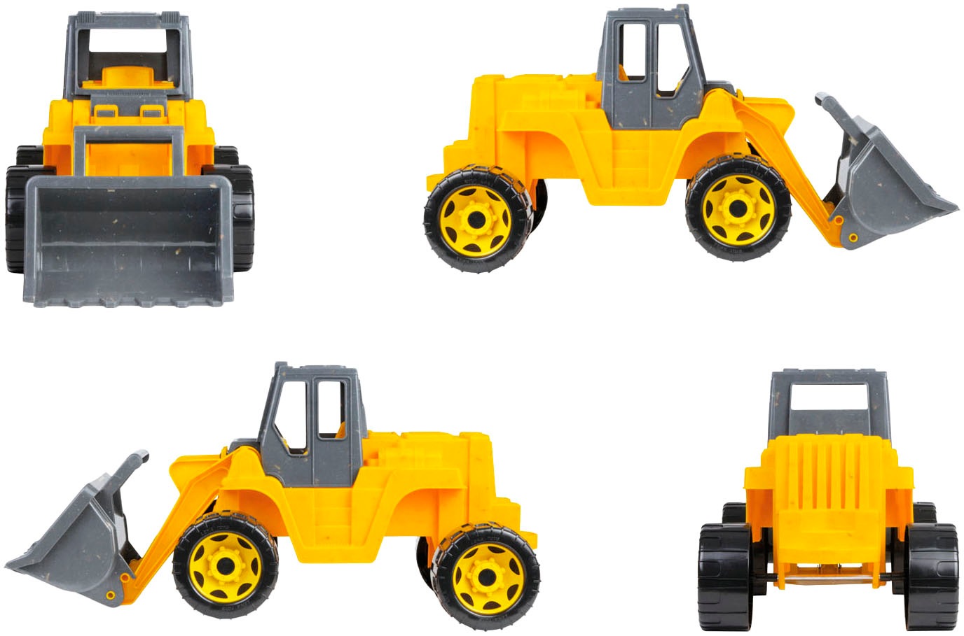 Lena® Spielzeug-Aufsitzbagger »Giga Trucks, Aufsitz-Schaufellader« Made in Europe