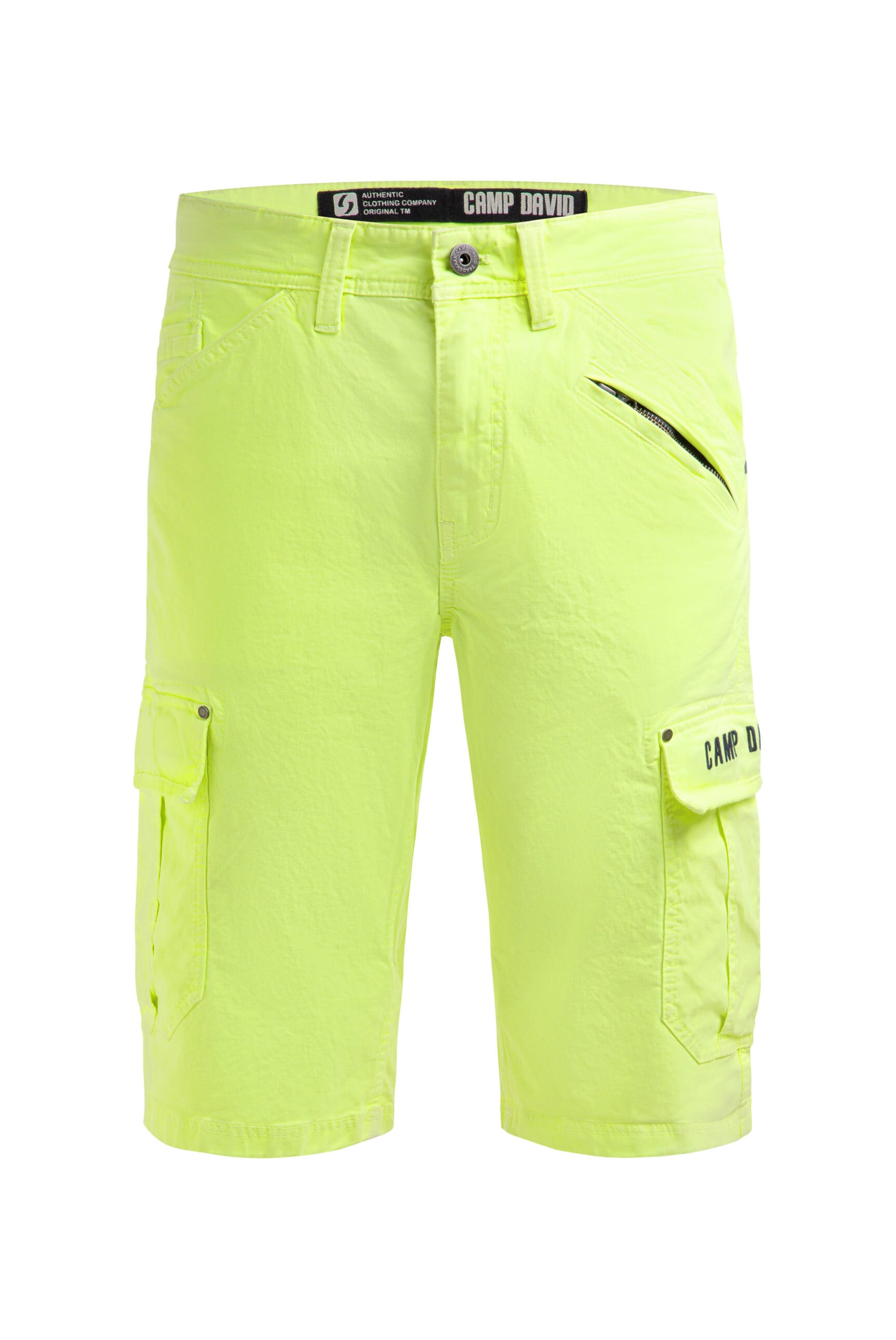 CAMP DAVID Shorts  mit Vintage-Waschung