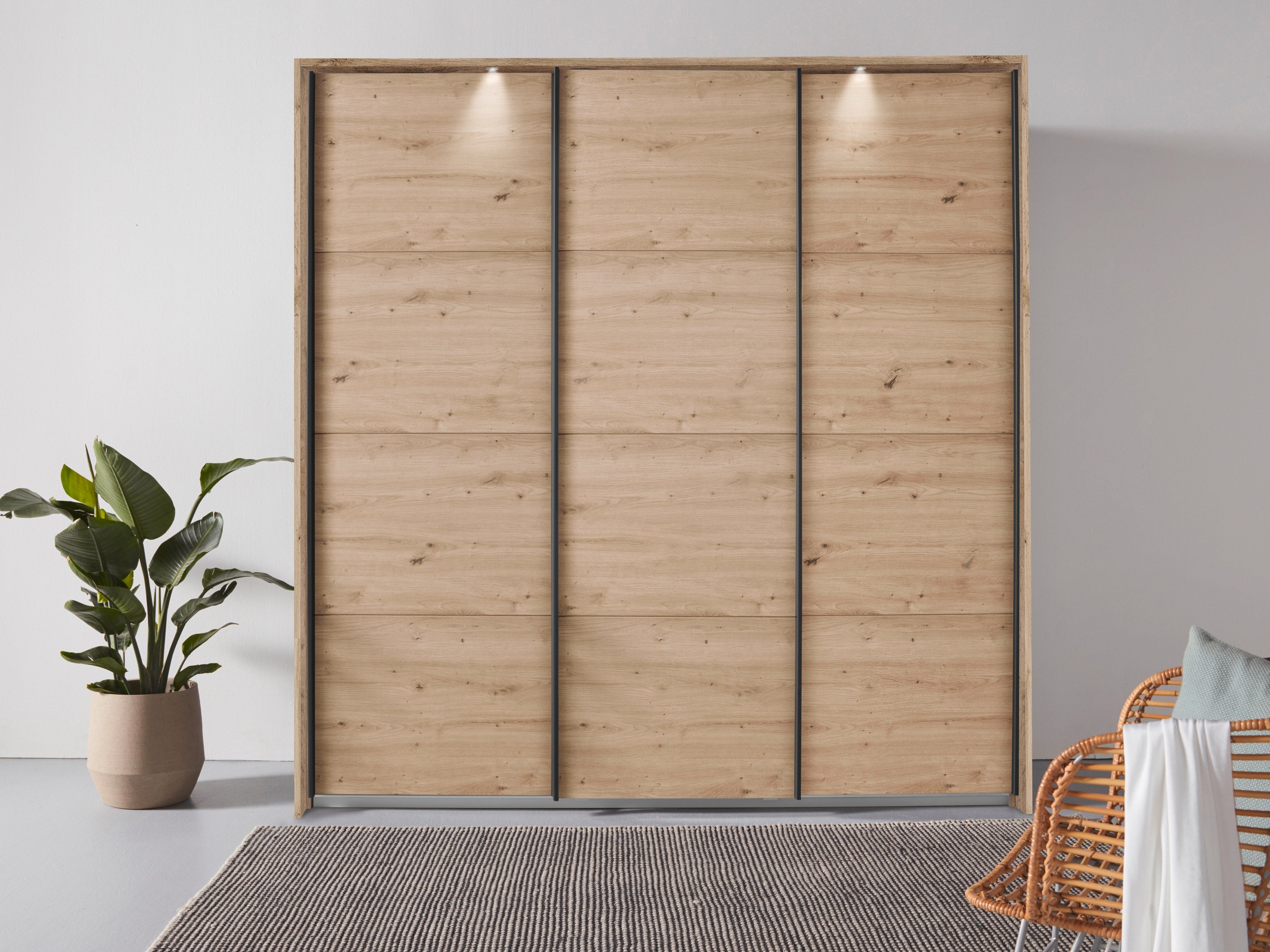 rauch Schwebetürenschrank "Kleiderschrank Schrank Garderobe OTELI inkl. 3 I günstig online kaufen