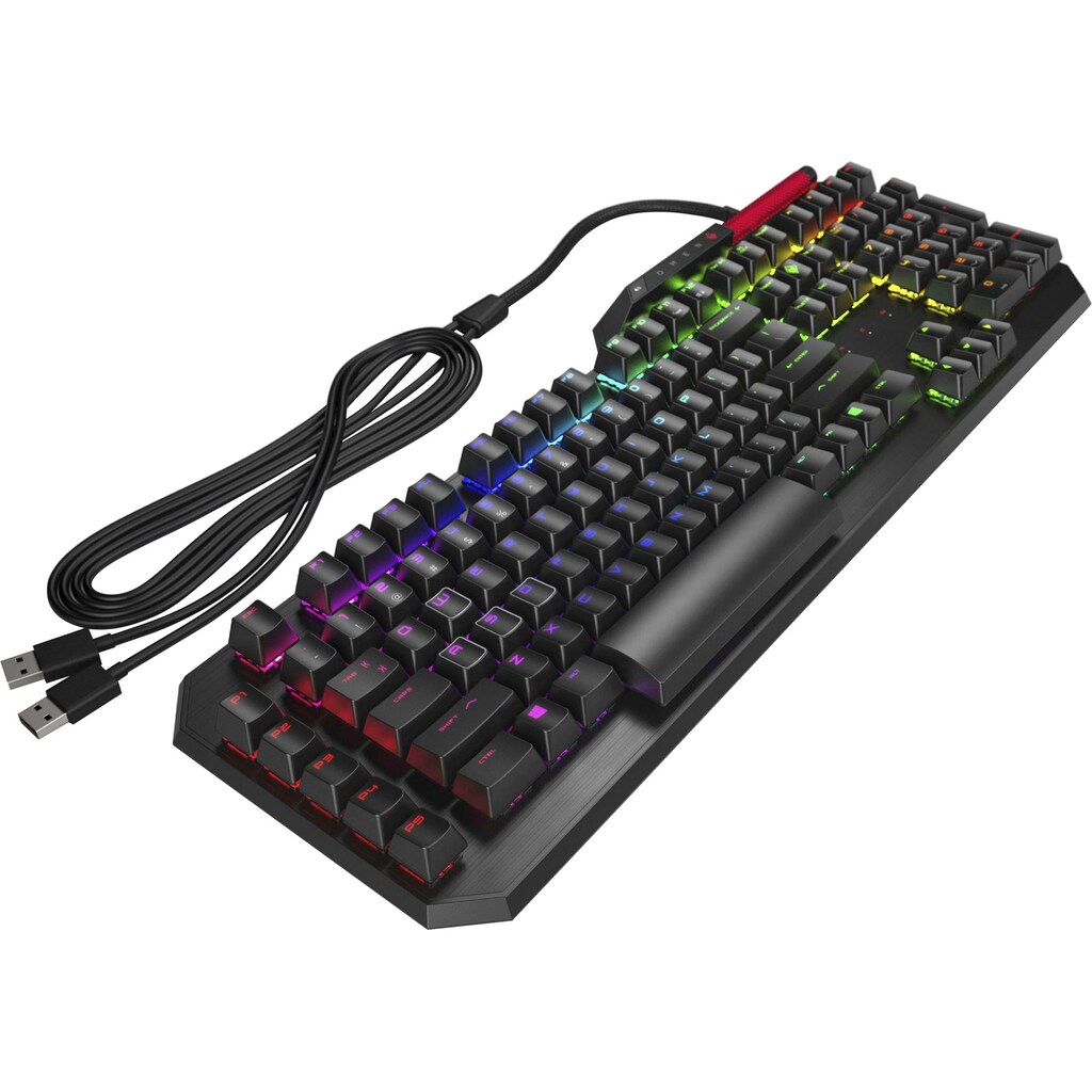 HP Gaming-Tastatur »OMEN Sequencer«, (Fn-Tasten-USB-Anschluss-Ziffernblock-Gaming-Modus)