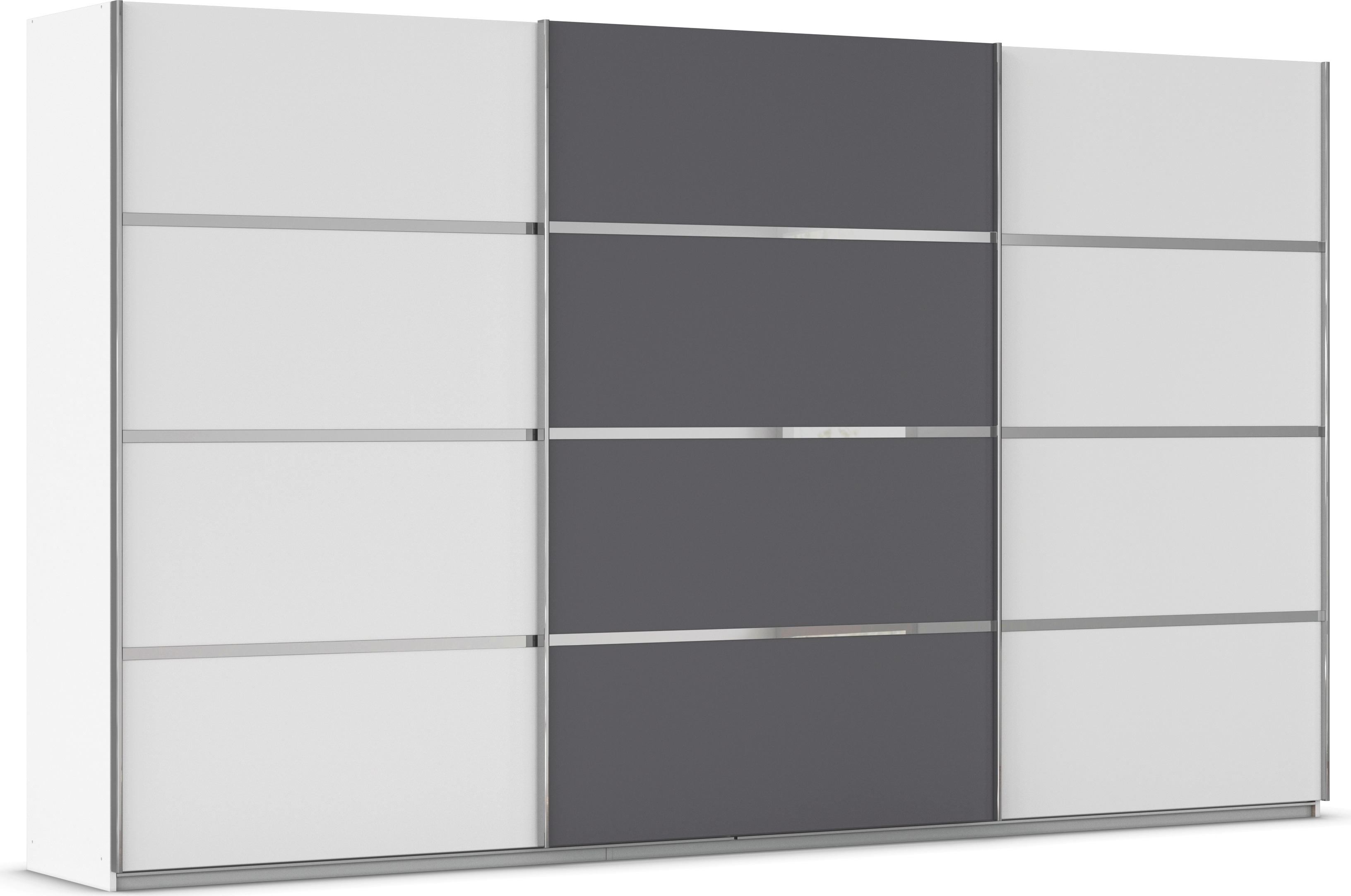 OTTO home Kleiderschrank "Mehrzweckschrank Aktenschrank Möbel Mietswohnung Schlafzimmer AVOLA" 3 verschiedene Ausstattungen BASIC/CLASSIC/PREMIUM (inkl. SOFT-CLOSE), mit eleganten Zierleisten in Chrom, Schwarz oder Weiß MADE IN GERMANY