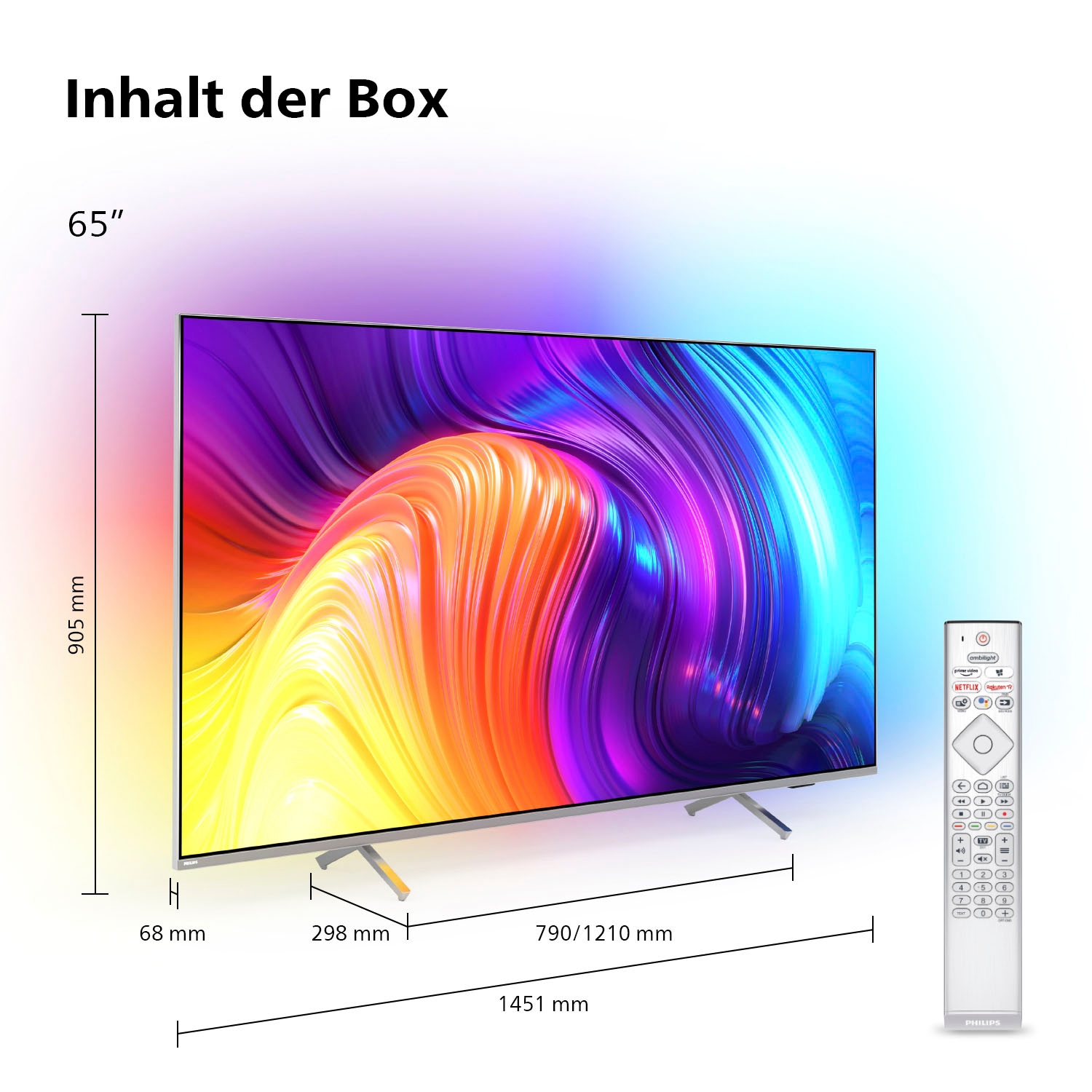 cm/65 Philips Ultra Smart-TV-Android Zoll, HD, TV 164 | LED-Fernseher BAUR »65PUS8507/12«, 4K