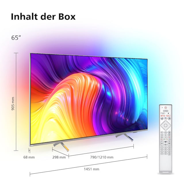 Philips LED-Fernseher »65PUS8507/12«, 164 cm/65 Zoll, 4K Ultra HD, Smart-TV-Android  TV | BAUR