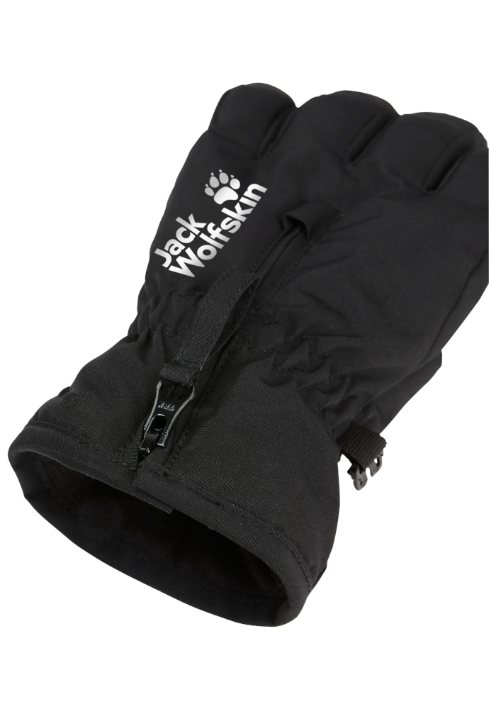 Jack Wolfskin Multisporthandschuhe »EASY ZIP GLOVE K« Thermoisolierende Fütterung, Langer Schaft mit Kälteschutz