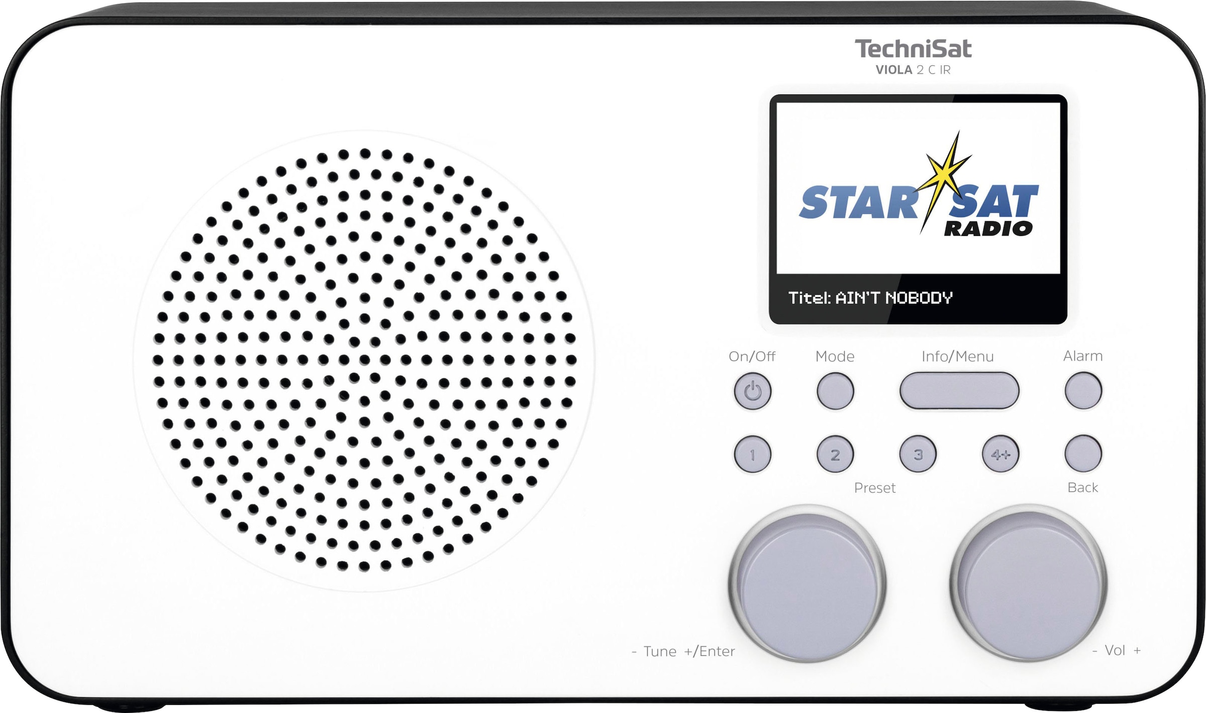 TechniSat Internet-Radio »VIOLA 2 C IR Tragbares«, (WLAN Digitalradio (DAB+)-UKW mit RDS-Internetradio), mit DAB+, Farbdisplay, Akku