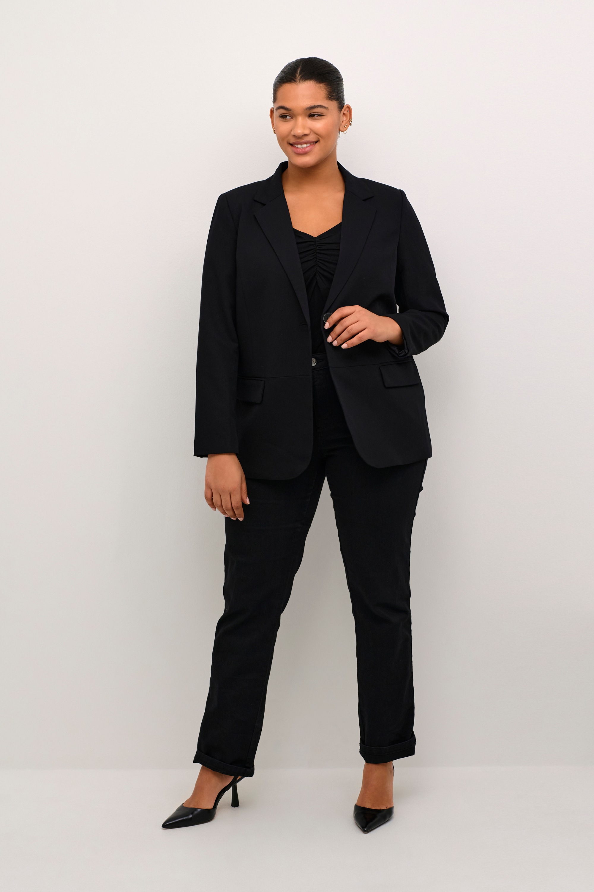 KAFFE Curve Blusenblazer »Damen Blazer KCsakira«