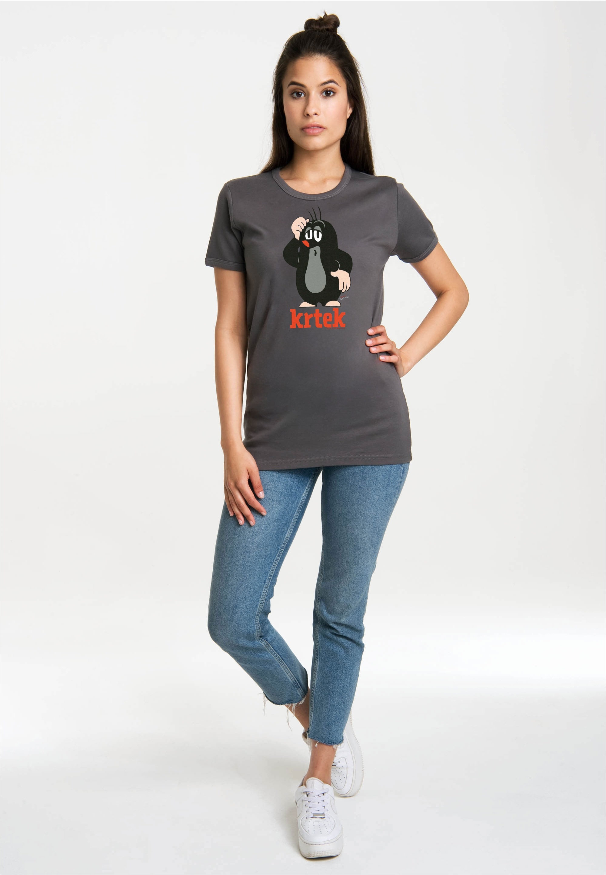 LOGOSHIRT T-Shirt »Der kleine Maulwurf Krtek« mit coolem Print